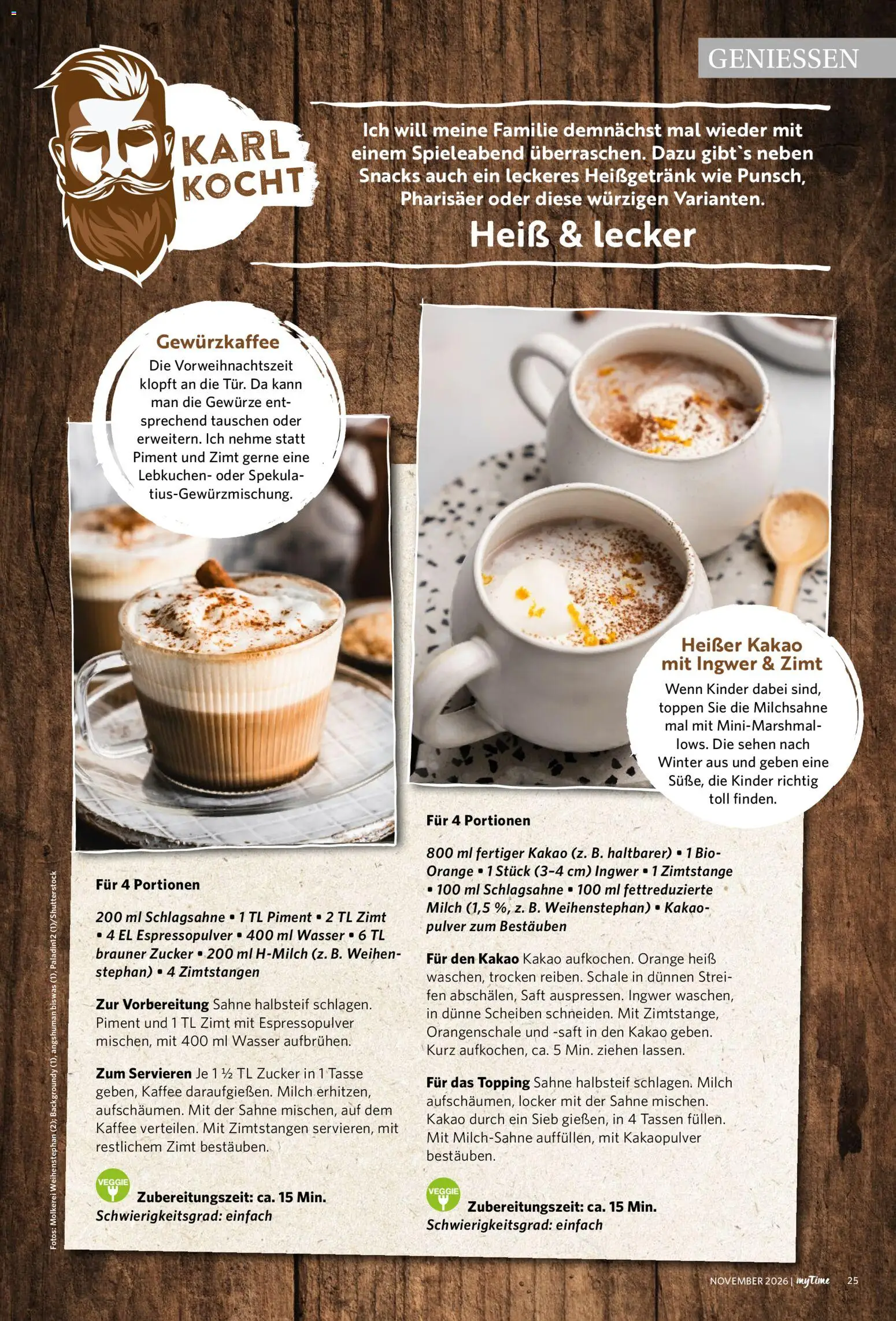 Combi myTime – gültig ab 01.11.2026 | Seite: 25 | Produkte: Milch, Kaffee, Gewürze, Sahne