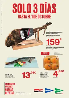 Vista previa Supercor Península y Baleares válido desde el 29/09/2026