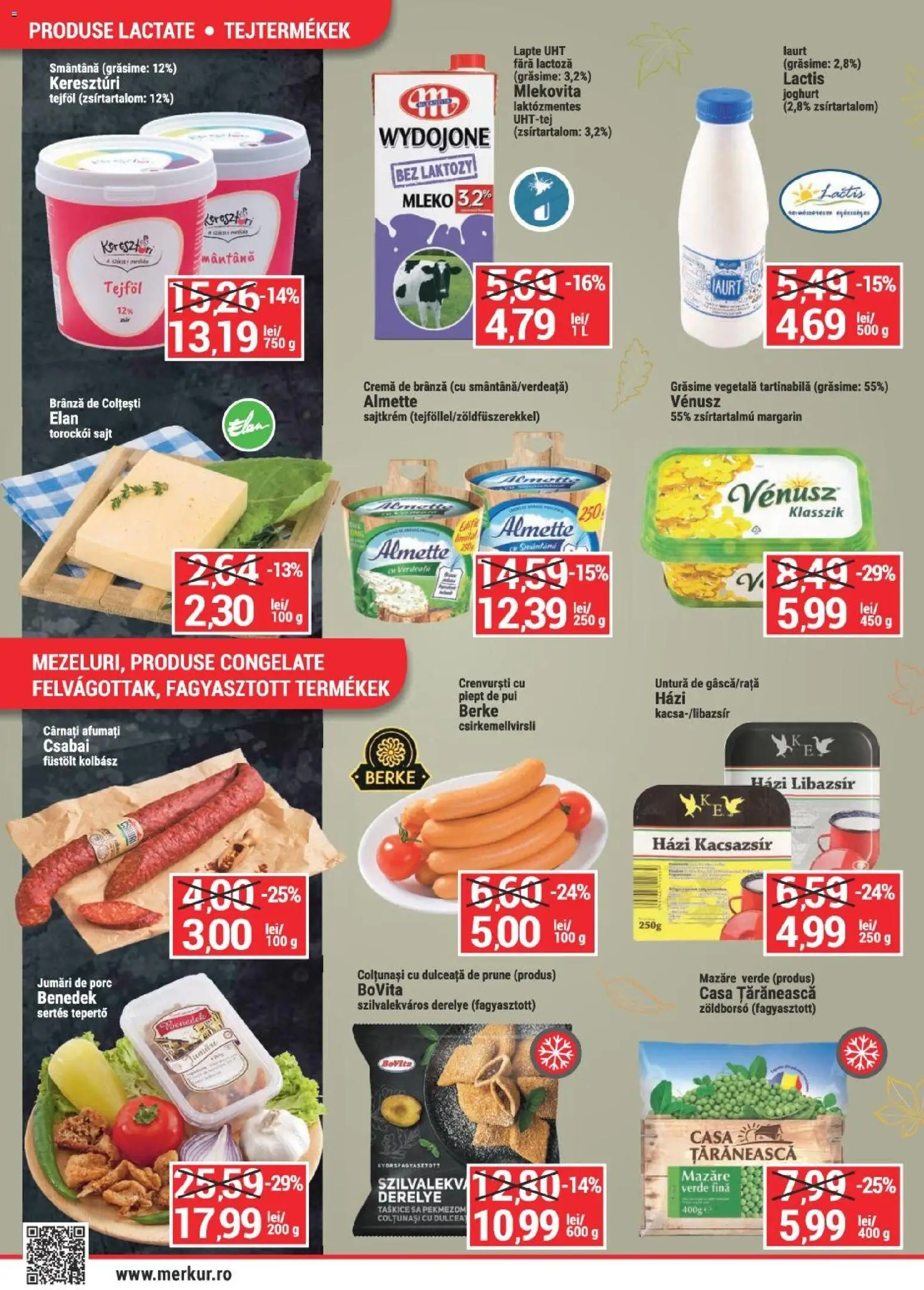 Noul catalog Merkur – valabil de la 01.10.2026 | Pagină: 2 | Produse: Pui, Lapte, Prune, Smântână