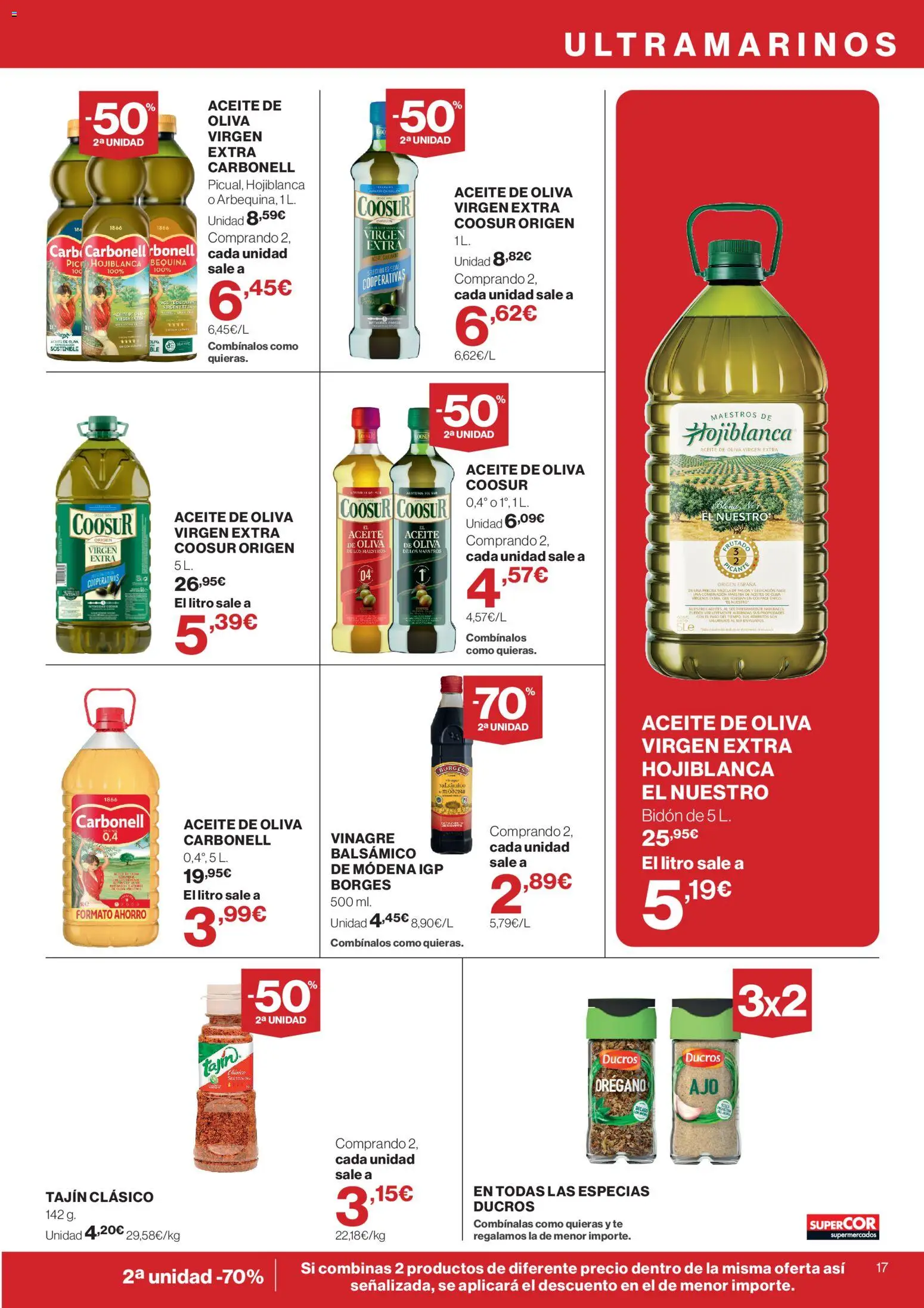 Supercor folleto │ válido desde el 18.06.2026 | Página: 17 | Productos: Té, Aceite de oliva, Aceite de oliva virgen extra, Δεξαμενή