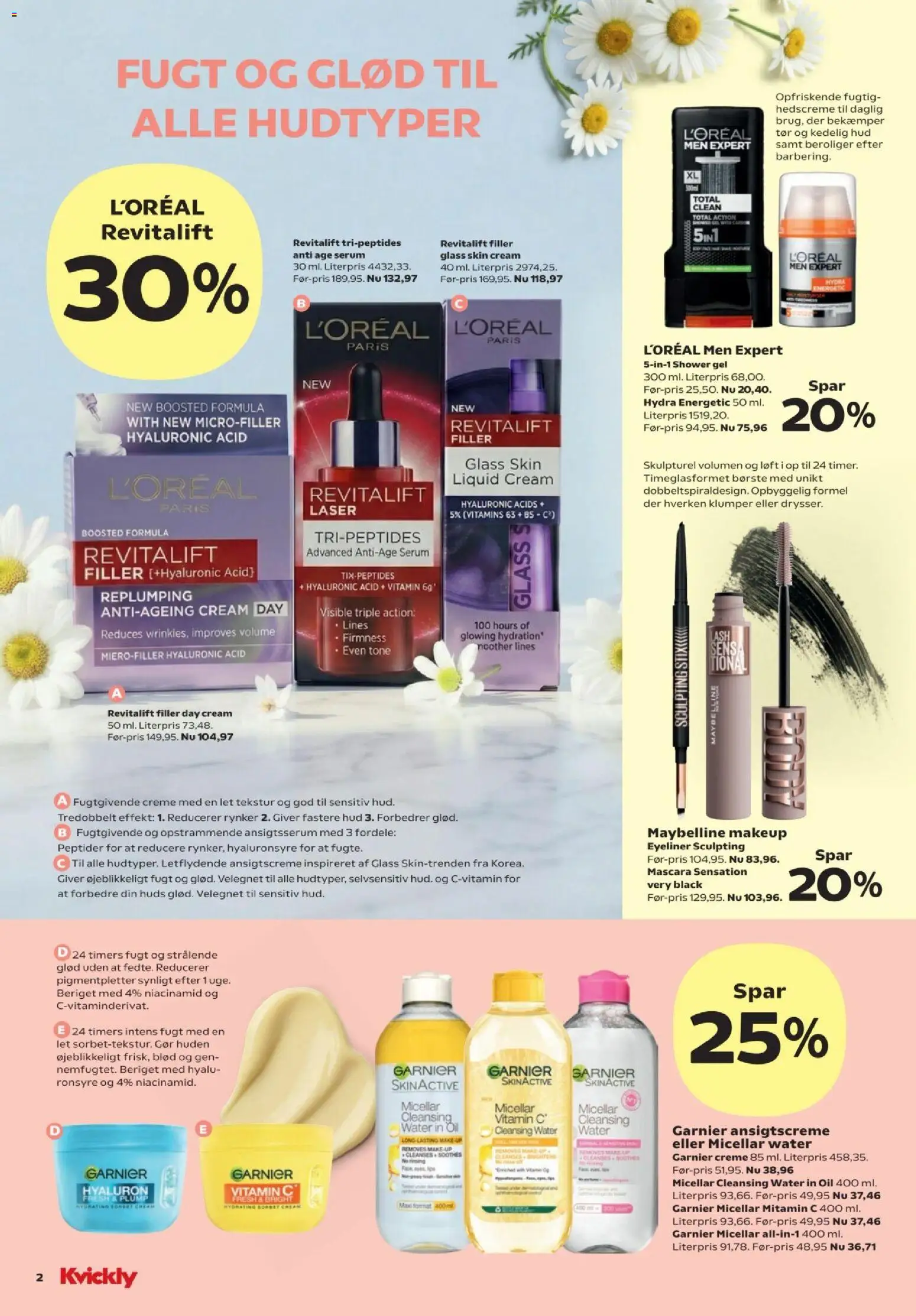 Kvickly tilbudsavis – gyldig fra 22.05.2026 | Side: 2 | Produkter: Børste, Mascara, Eyeliner, Creme