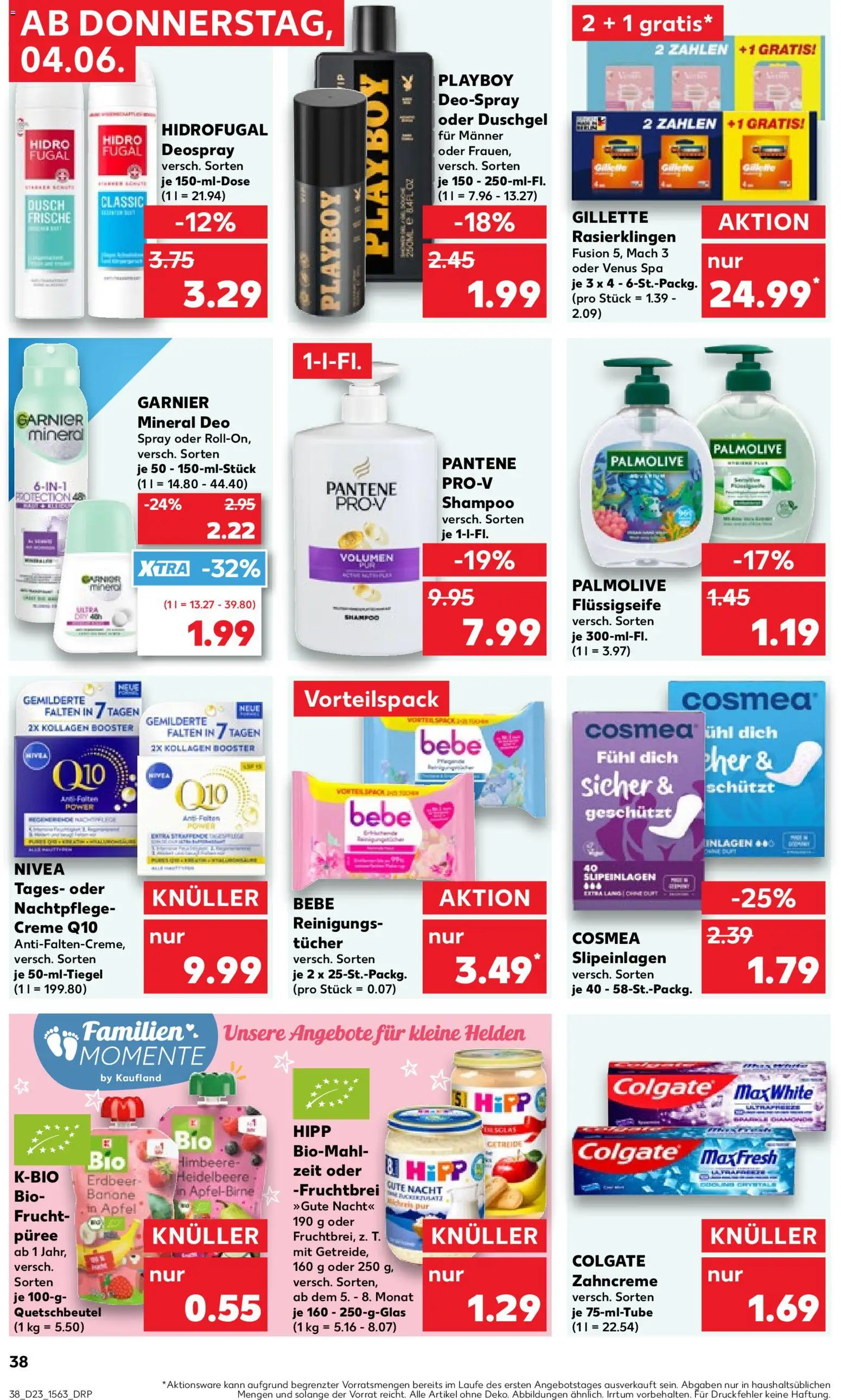 Kaufland Prospekt Hamburg – gültig ab 04.06.2026 | Seite: 38 | Produkte: Äpfel, Reinigungstücher, Deospray, Himbeere