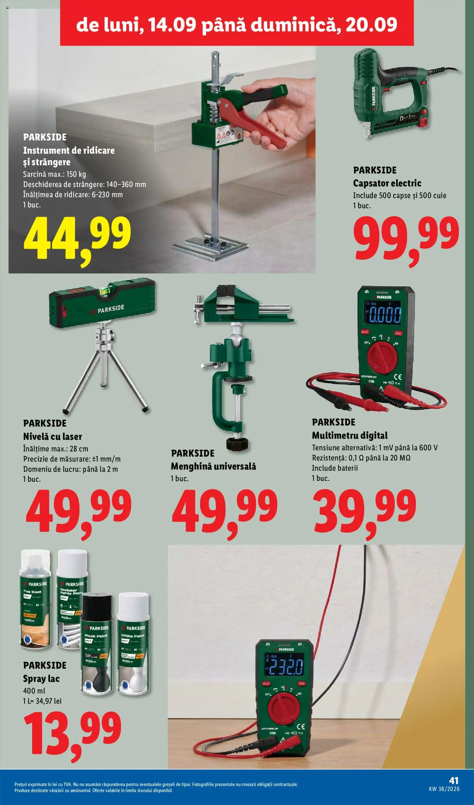 Noul catalog Lidl – valabil de la 14.09.2026 | Pagină: 41