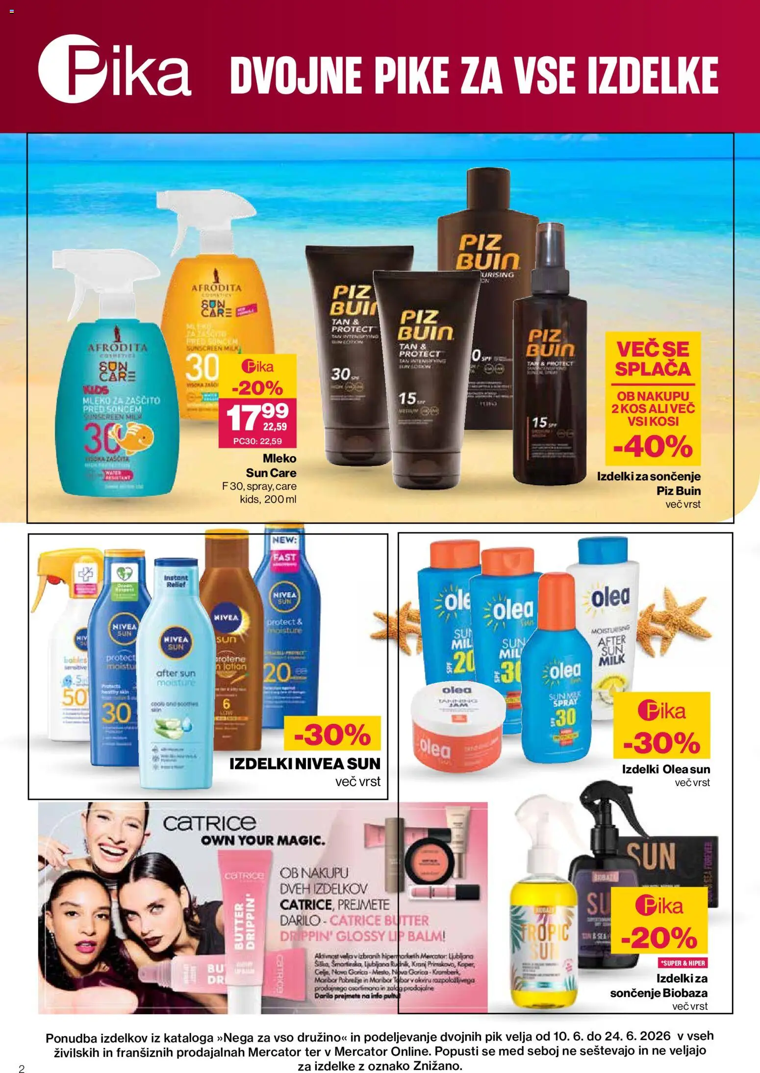 Novi Mercator katalog ponudbe – veljaven od 09.06.2026 | Stran: 2 | Izdelki: Kos, Mleko