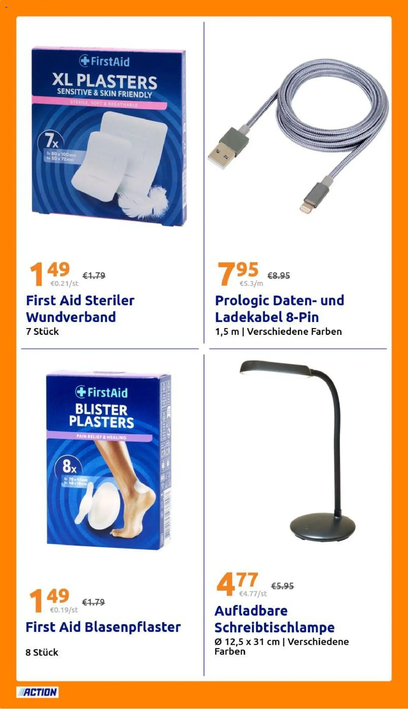 Action Flugblatt gültig ab 19.08.2026 | Seite: 22 | Produkte: Schreibtischlampe