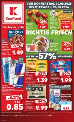 Kaufland Prospekt Bad Dürrheim ab 20.08.2026 gültig