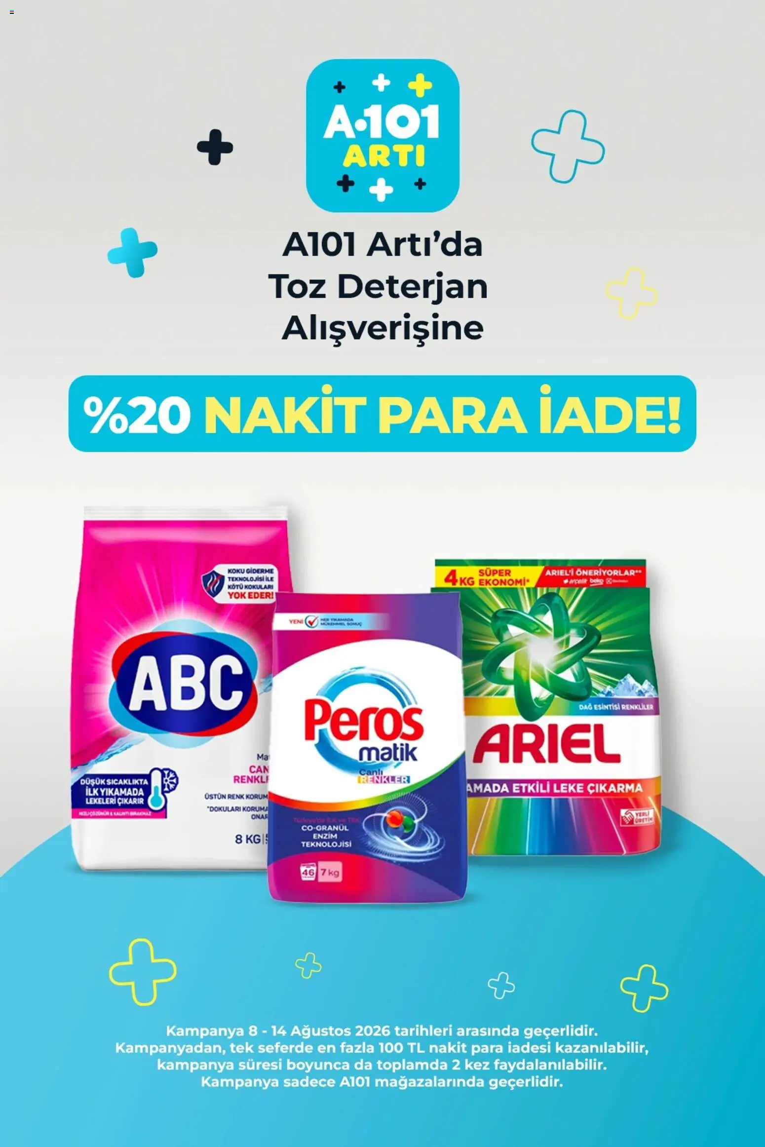 A101 - Arti - 13 Ağustos 2026 tarihinden itibaren geçerlidir | Sayfa: 6 | Ürünler: Deterjan, Koku