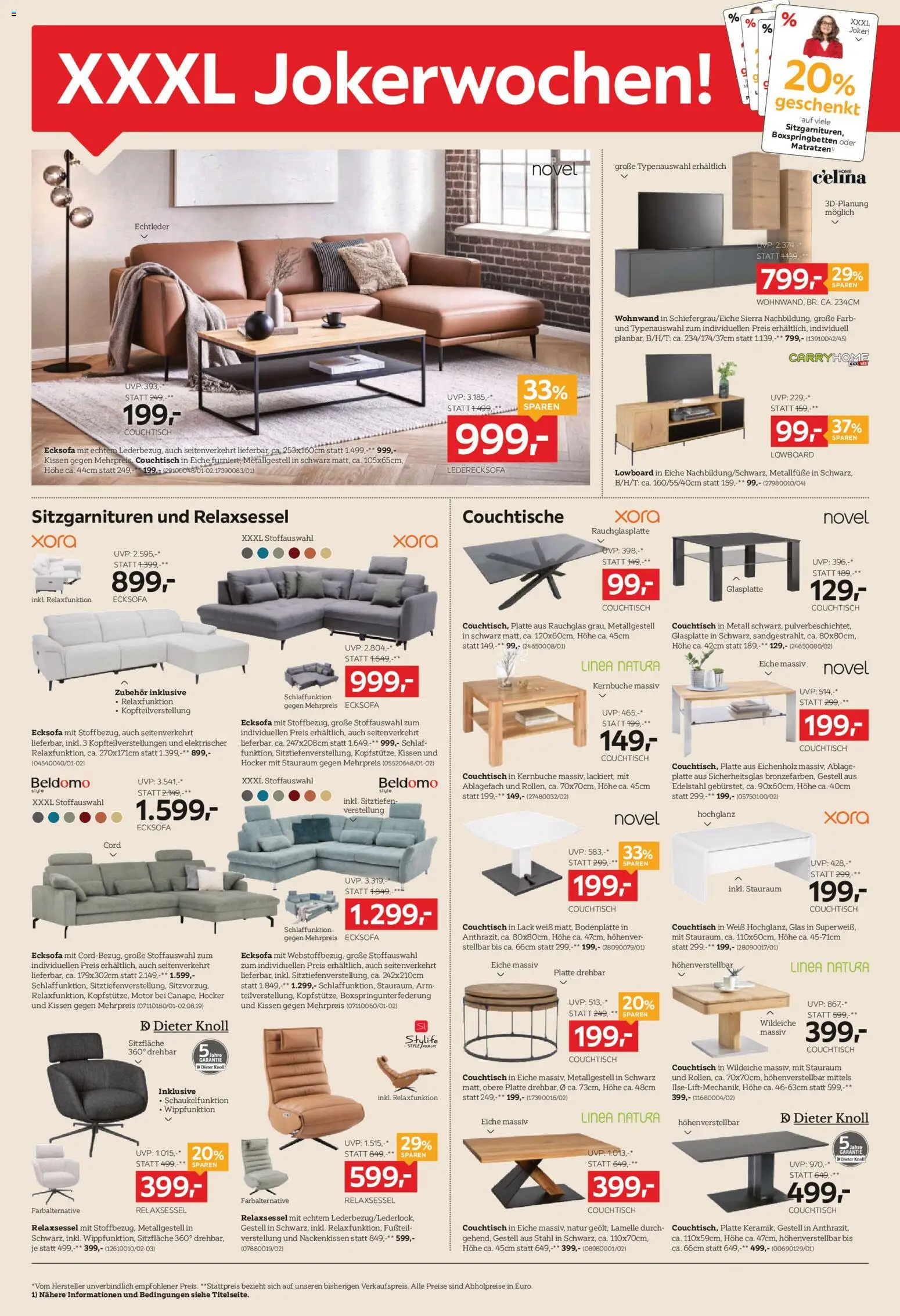 XXXLutz Prospekt aktuell gültig ab 23.06.2026 | Seite: 2 | Produkte: Kissen, Couchtisch