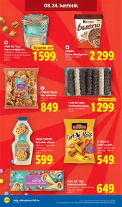 KINDER Bueno pohárjégkrém, 455 ml - amely érvényes a következő dátumtól: 2026.08.19. | Oldal: 60