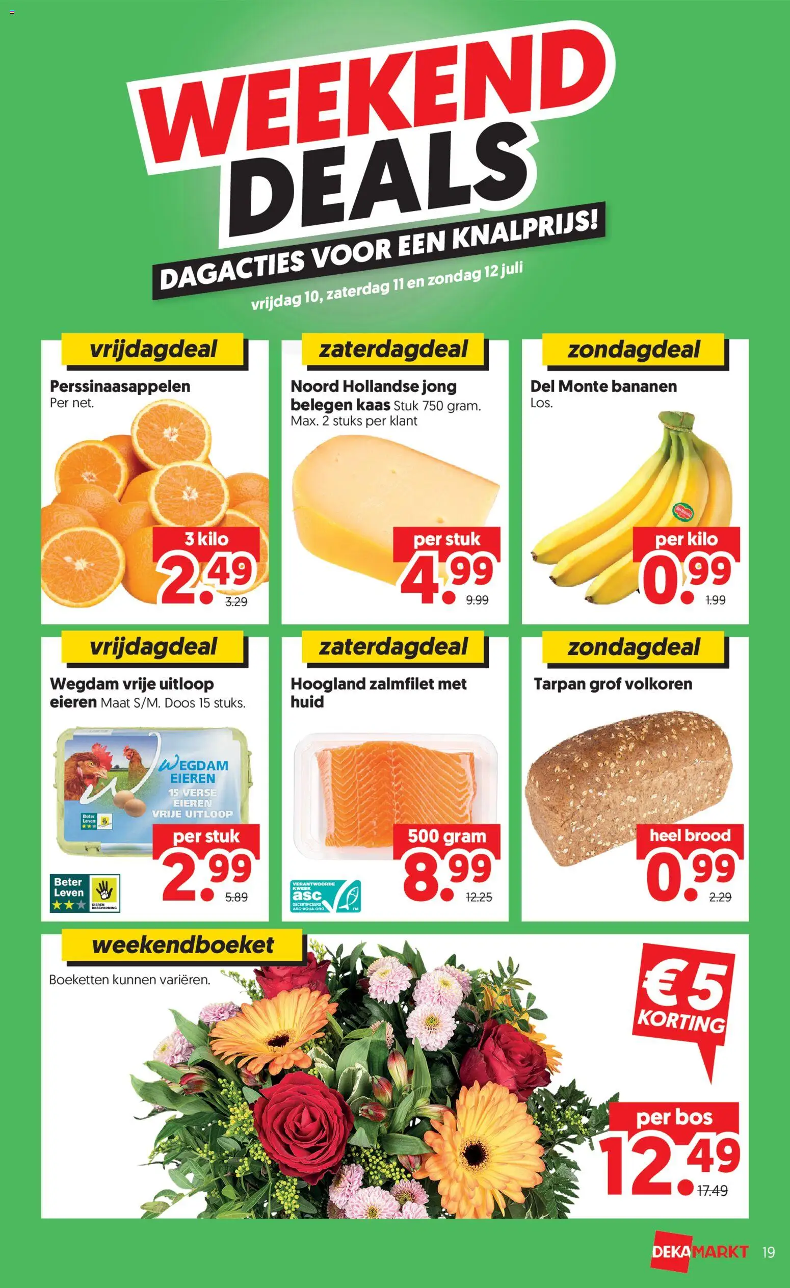 {H1} | Pagina: 19 | Producten: Kaas, Eieren, Brood, Bananen