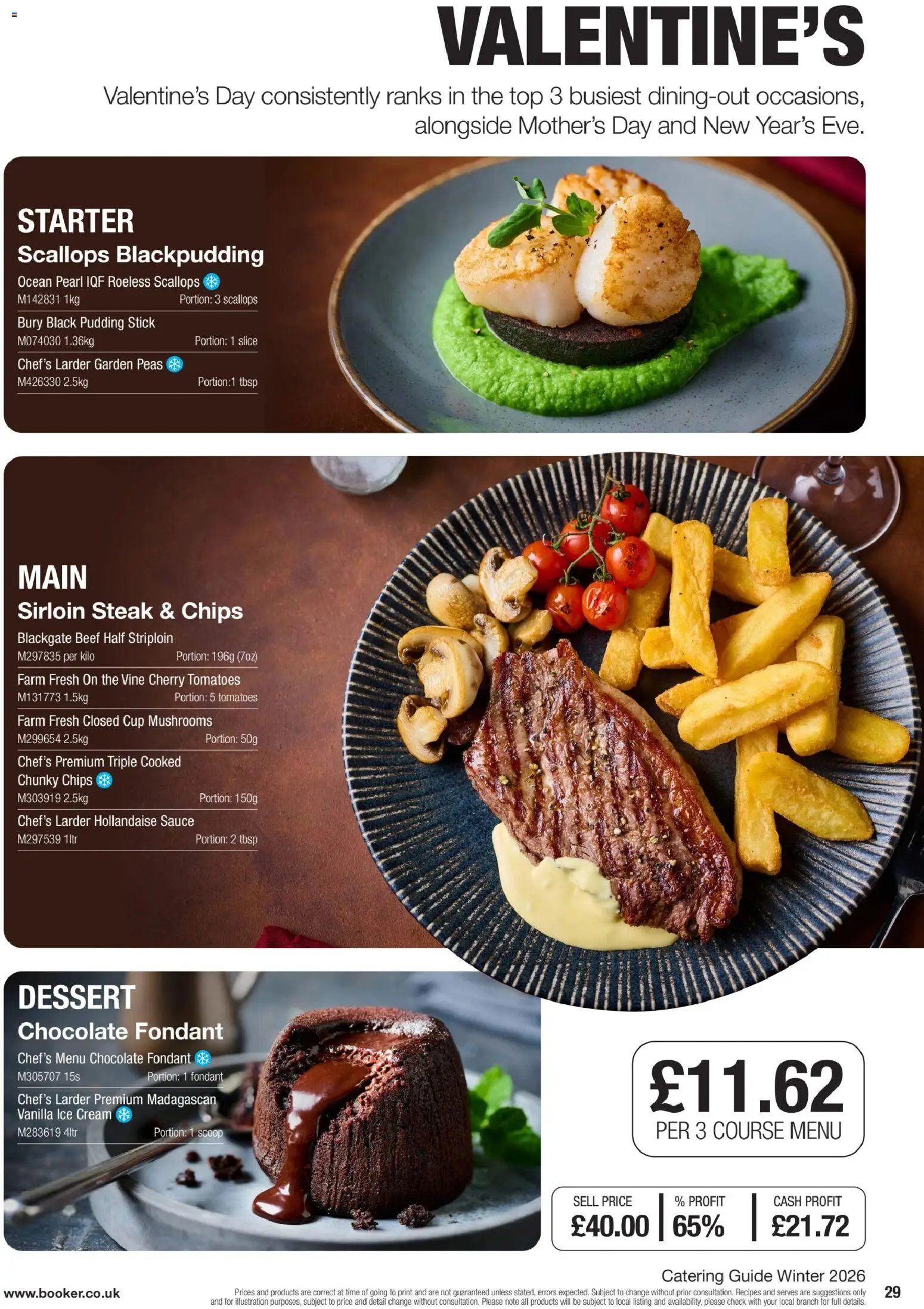 {H1} | Page: 29 | Products: Sirloin, Chocolate, Chips, Cream