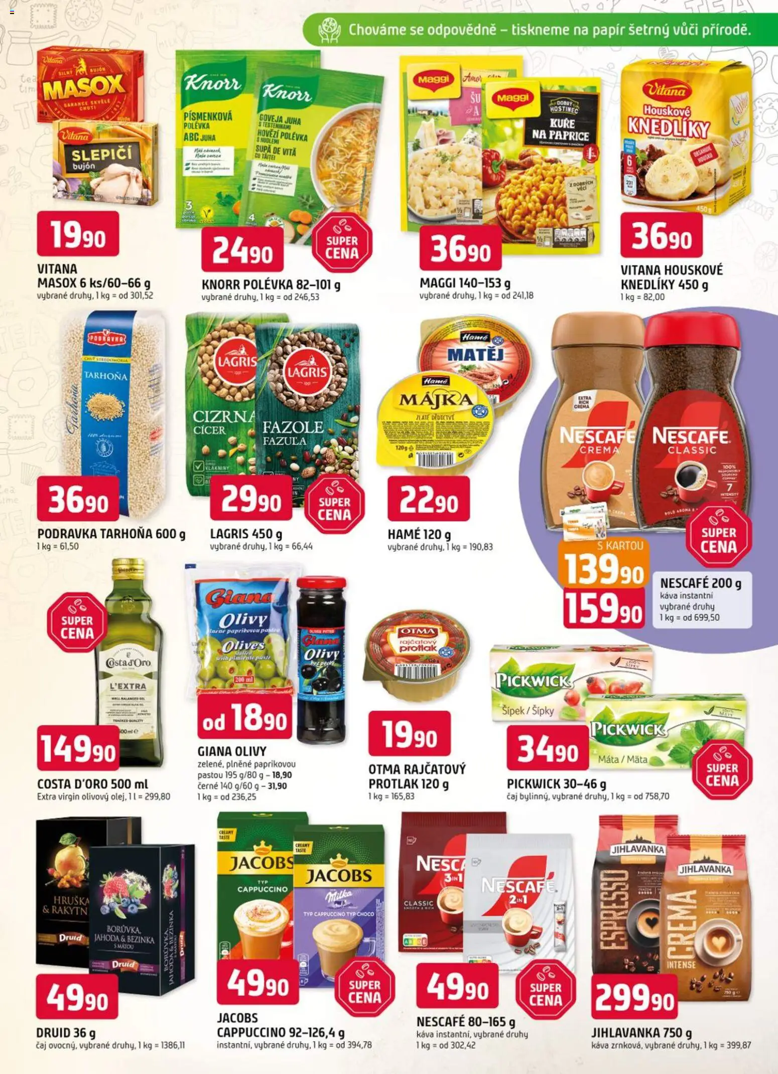 Trefa leták od 13.05.2026 | Strana: 7 | Produkty: Hovězí, Maggi, Jihlavanka, Jacobs