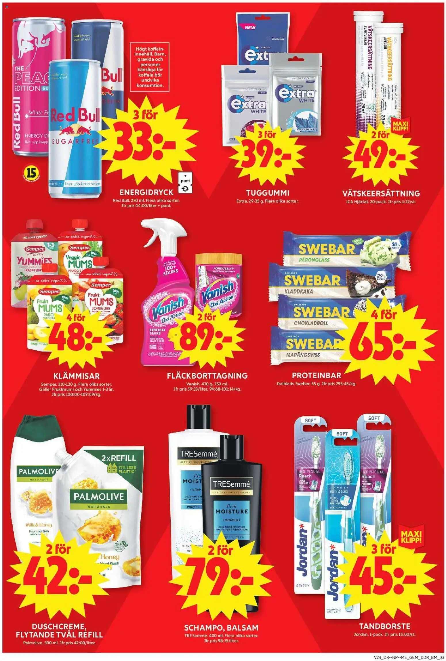 ICA Maxi reklamblad aktuell från 08.06.2026 | Sida: 9 | Produkter: Gem, Tvål, Energidryck, Apelsin