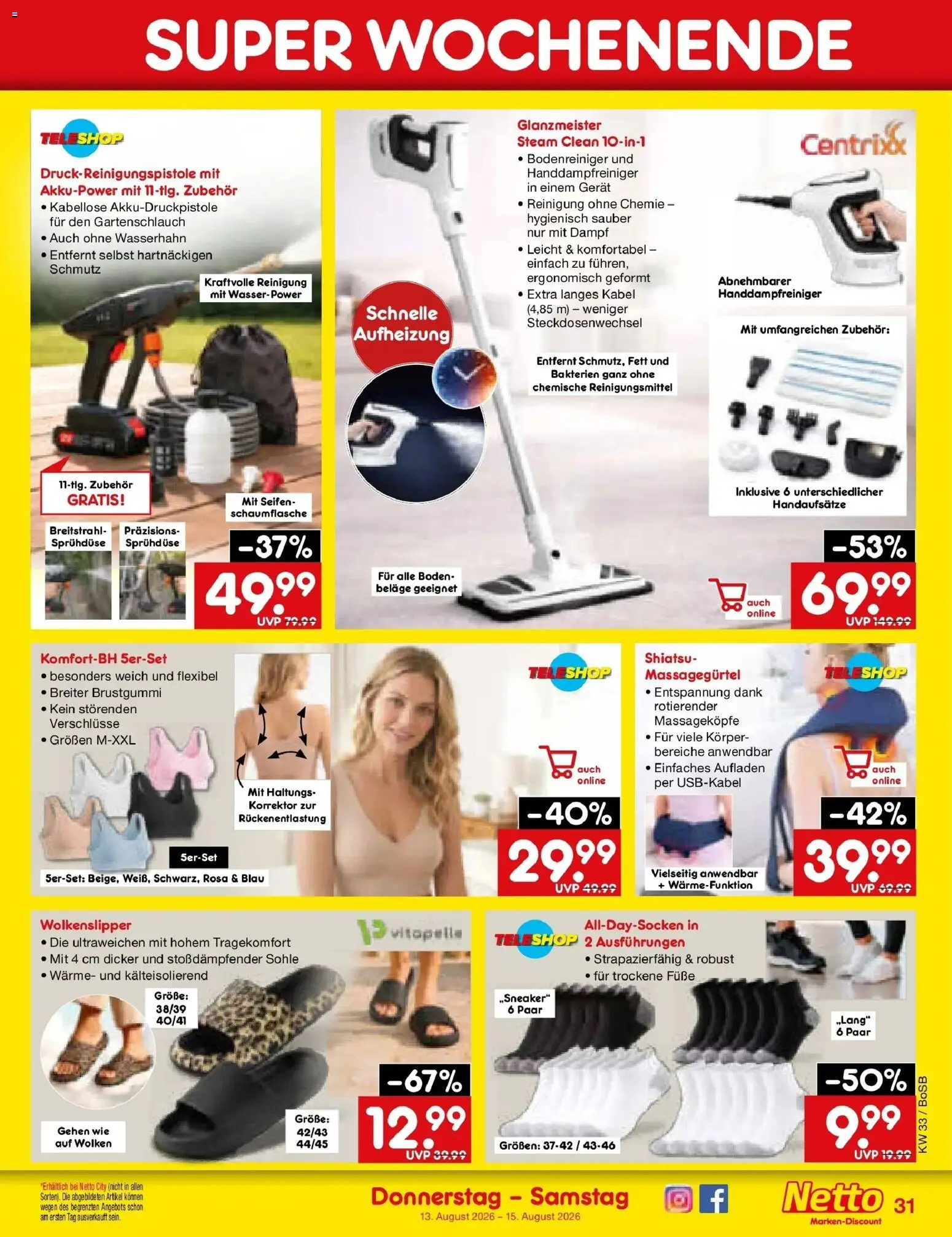 Netto Marken-Discount Prospekt Stadtlohn (ab 10.08.2026) » Angebote | Seite: 45 | Produkte: Kabel