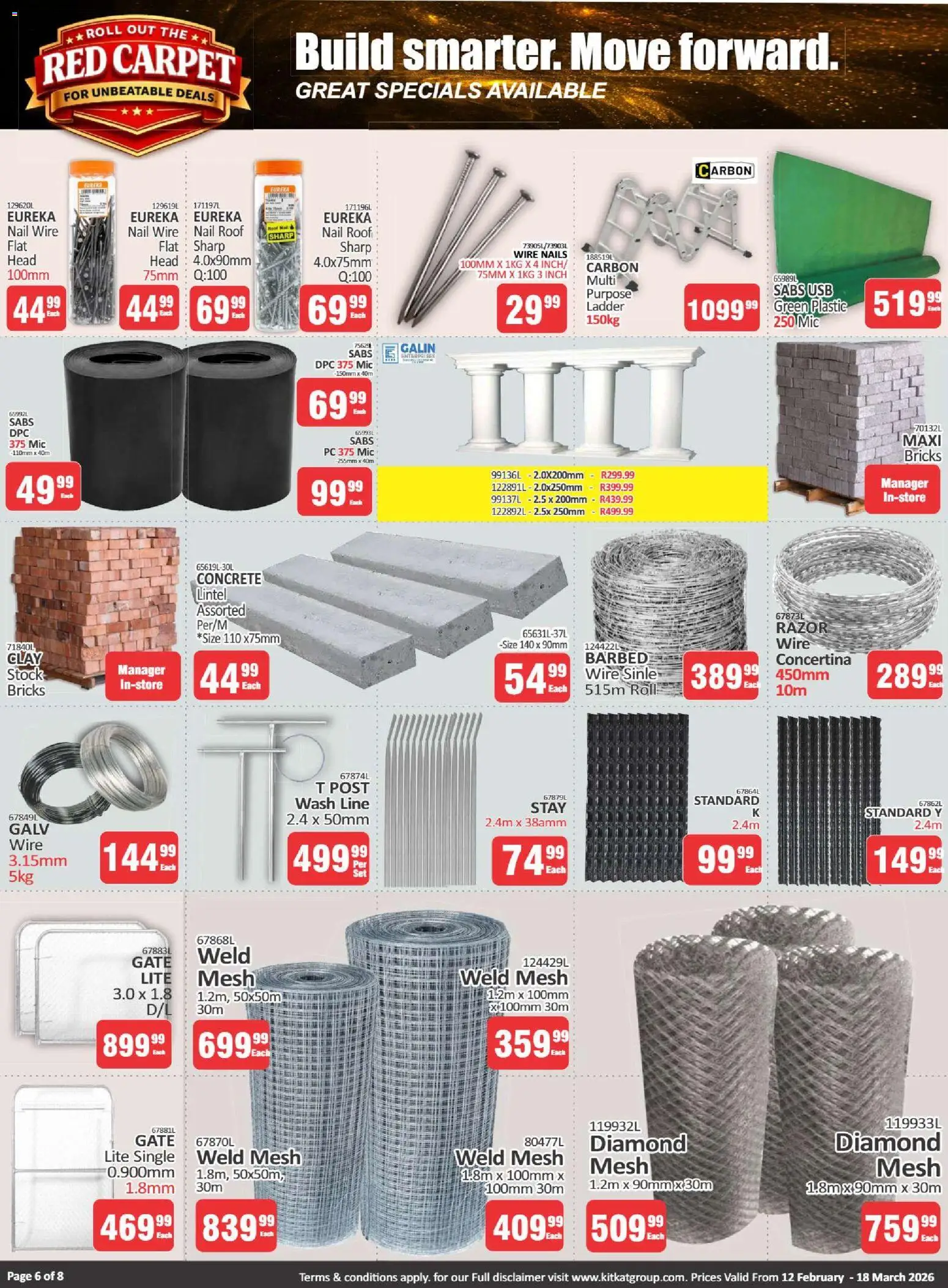 New KIT KAT Cash & Carry catalogue – valid from 12/02/2026 | Page: 6 | Products: PC, Carpet, Gate, Clay