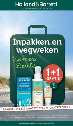 Holland & Barrett folder - Voorbeeld van een folder van Holland & Barrett, geldig van 03-08-2026