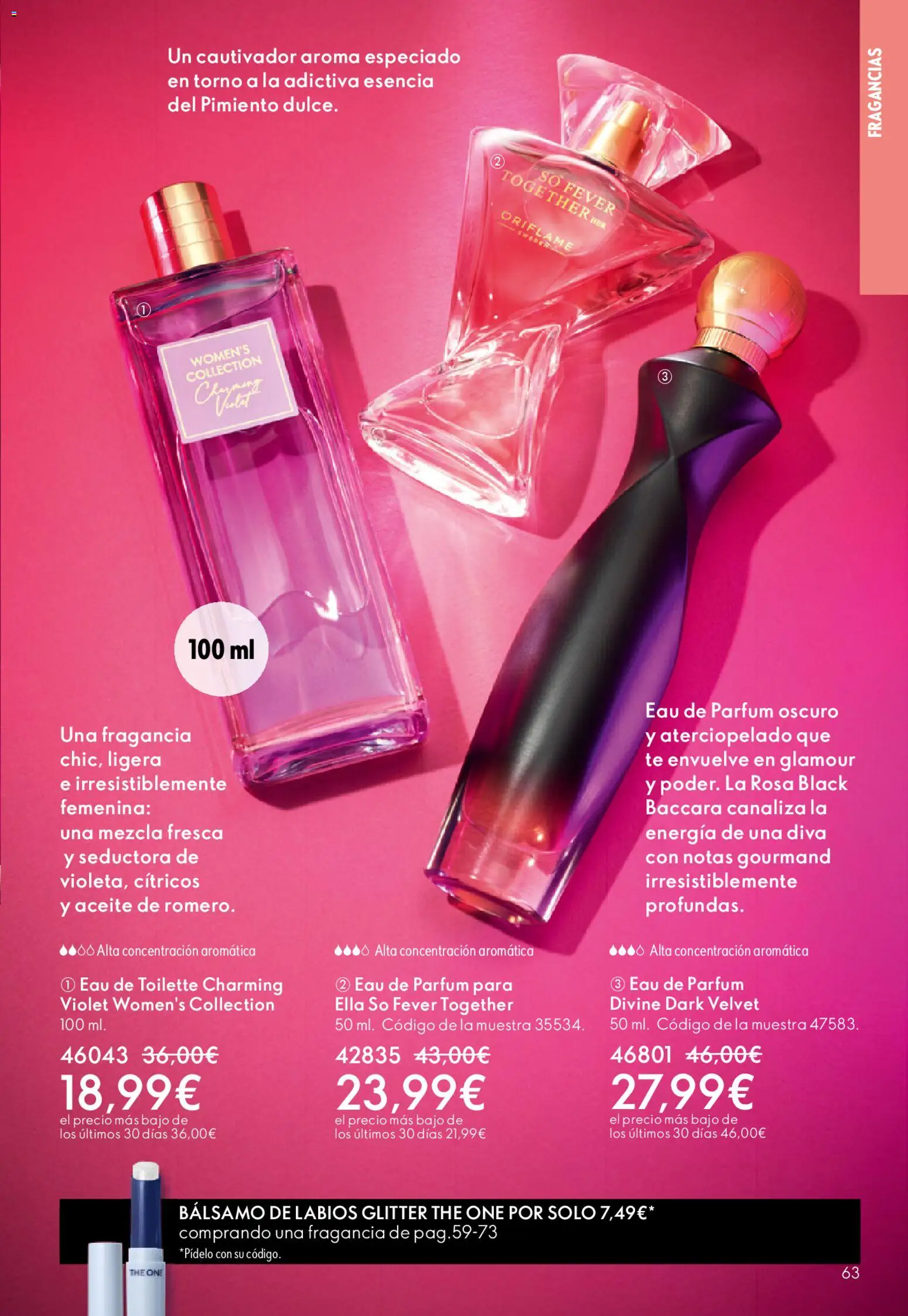 Oriflame - Catálogo Campaña 6 │ válido desde el 22.04.2026 | Página: 63 | Productos: Aceite, Κάδος απορρυμάτων, Té, Eau de parfum