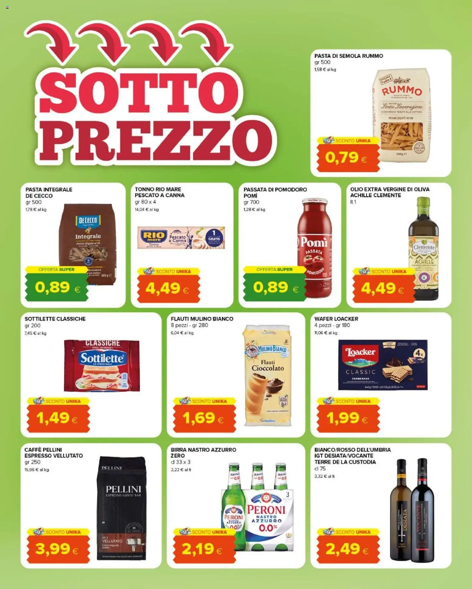 Volantino Tigre del 02/09/2026 | Pagina: 2 | Prodotti: Caffè, Pasta, Olio extra vergine, Penne