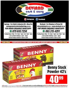 Devland specials catalogue – valid from 30/07/2026