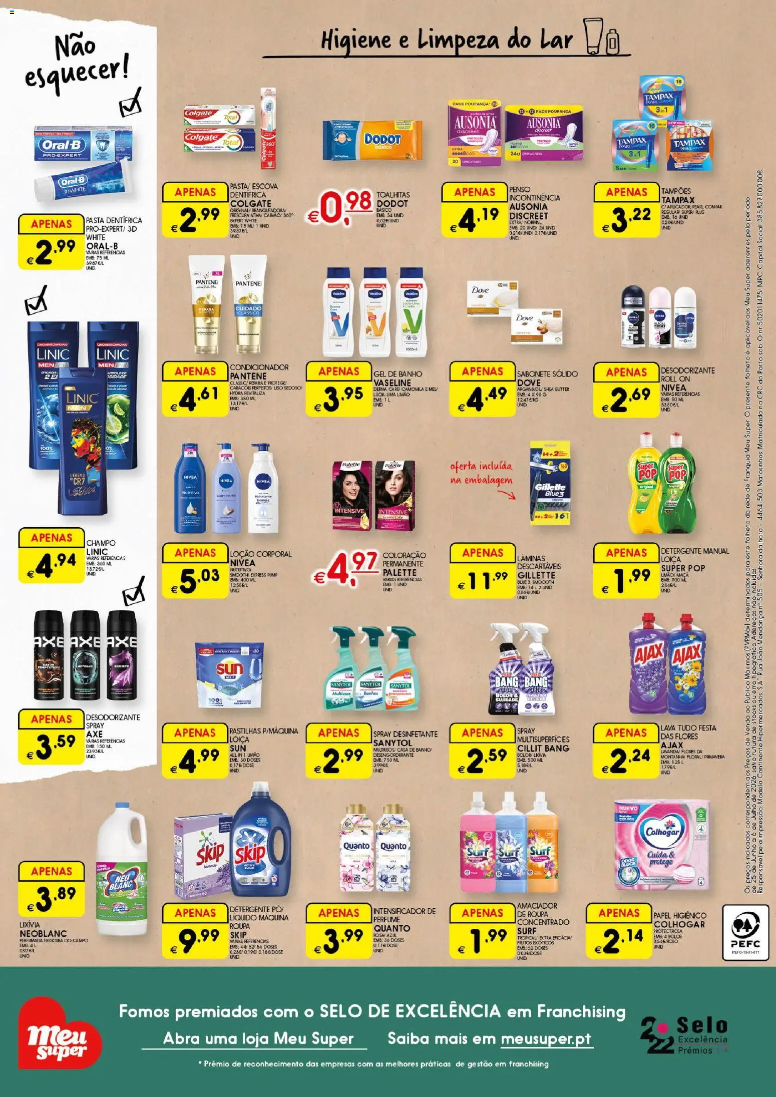 Meu Super folheto │ válido de 25/06/2026 | Página: 8 | Produtos: Gel de banho, Sabonete, Casa de banho, Banho