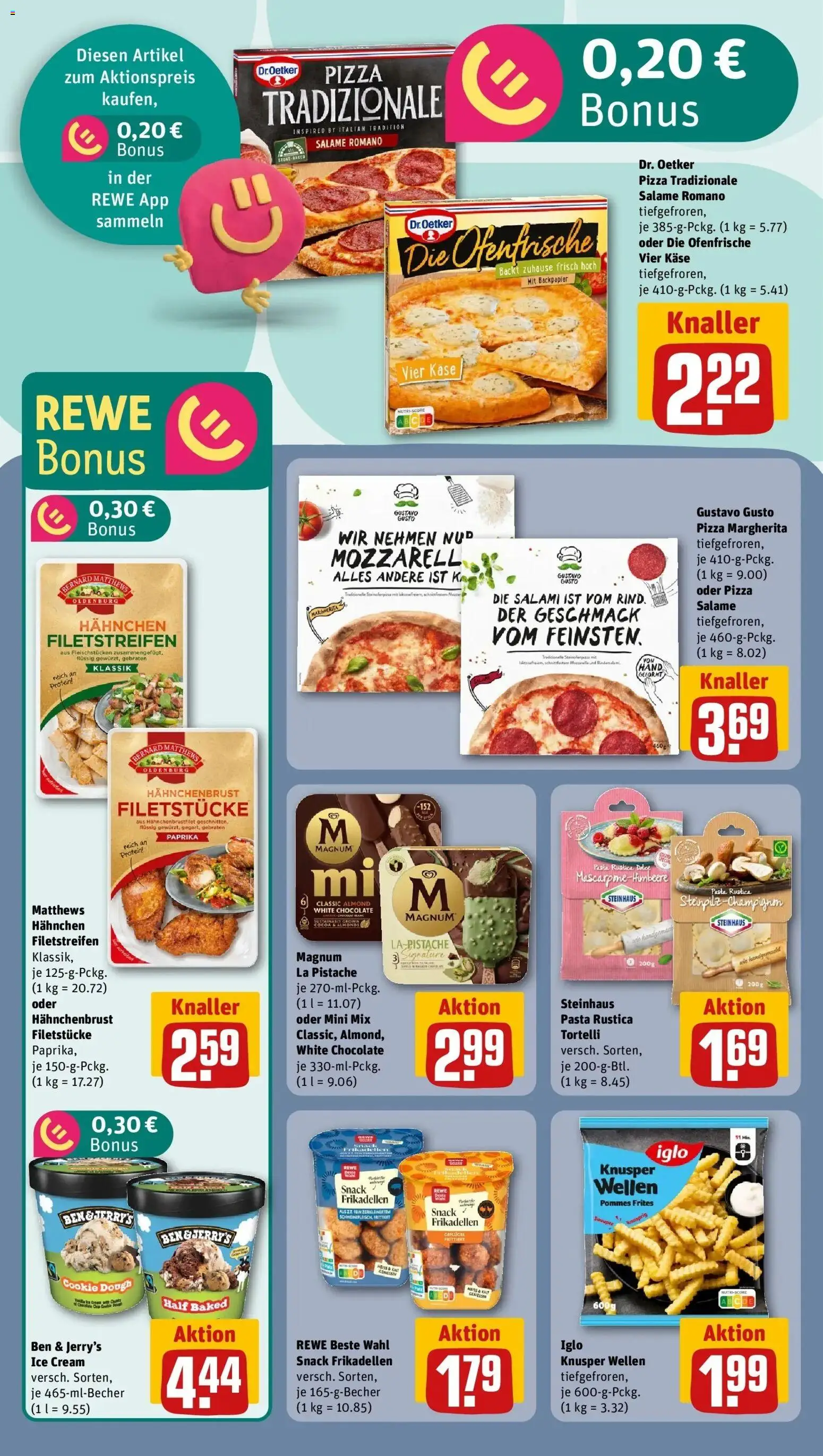Rewe Prospekt Daun / Pützborn	 – gültig ab 05.04.2026 | Seite: 14 | Produkte: Hahnchen, Iglo, Pizza, Hahnchenbrust