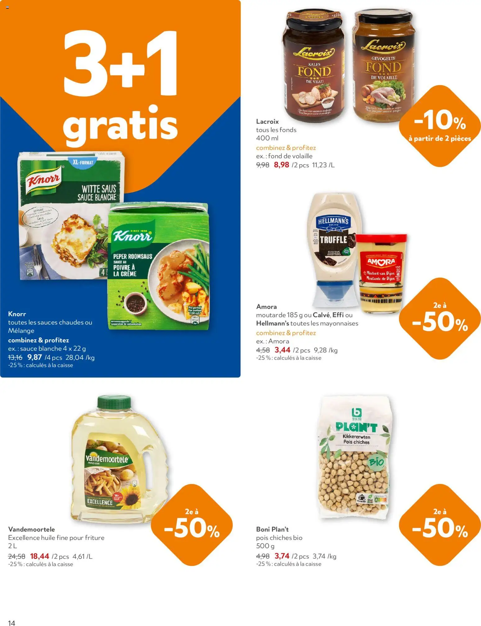 {H1} | Pagina: 14 | Producten: Kikkererwten, Saus, La, Crème