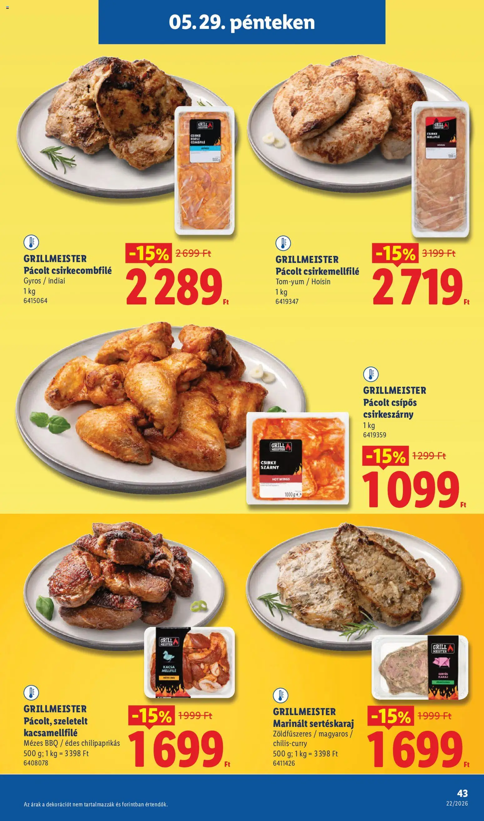 Lidl akciós ujság - amely érvényes a következő dátumtól: 28.05.2026 | Oldal: 43