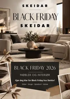Forhåndsvisning av Skeidar Black Friday avis gyldig fra 19/10/2026