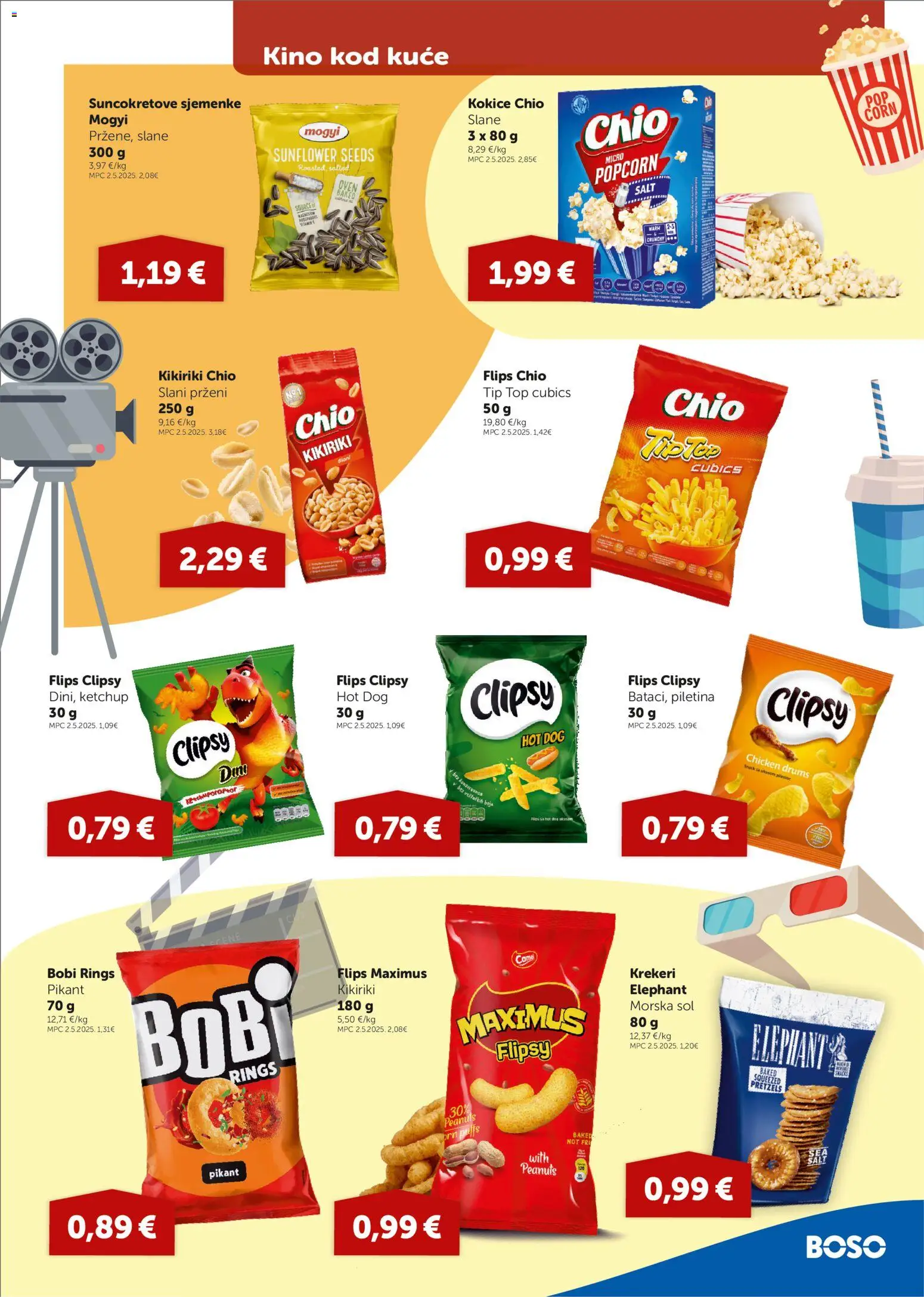 Boso katalog | vrijedi od 27.08.2026 | Stranica: 9 | Proizvodi: Piletina, Kokice, Kikiriki, Krekeri