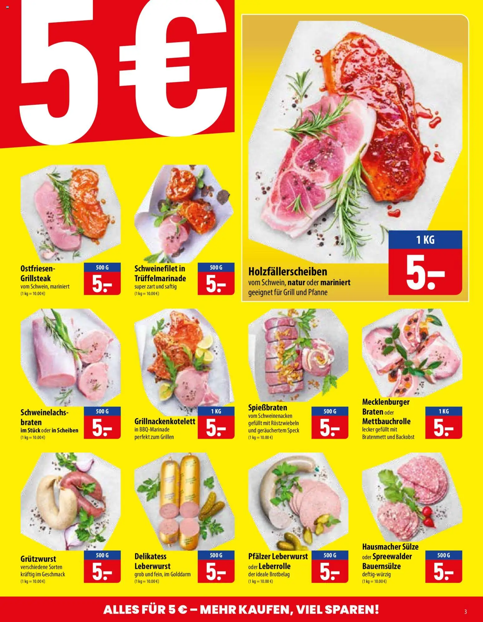 Famila Prospekt – gültig ab 21.09.2026 | Seite: 3 | Produkte: Grill, Schweinenacken, Schweinefilet