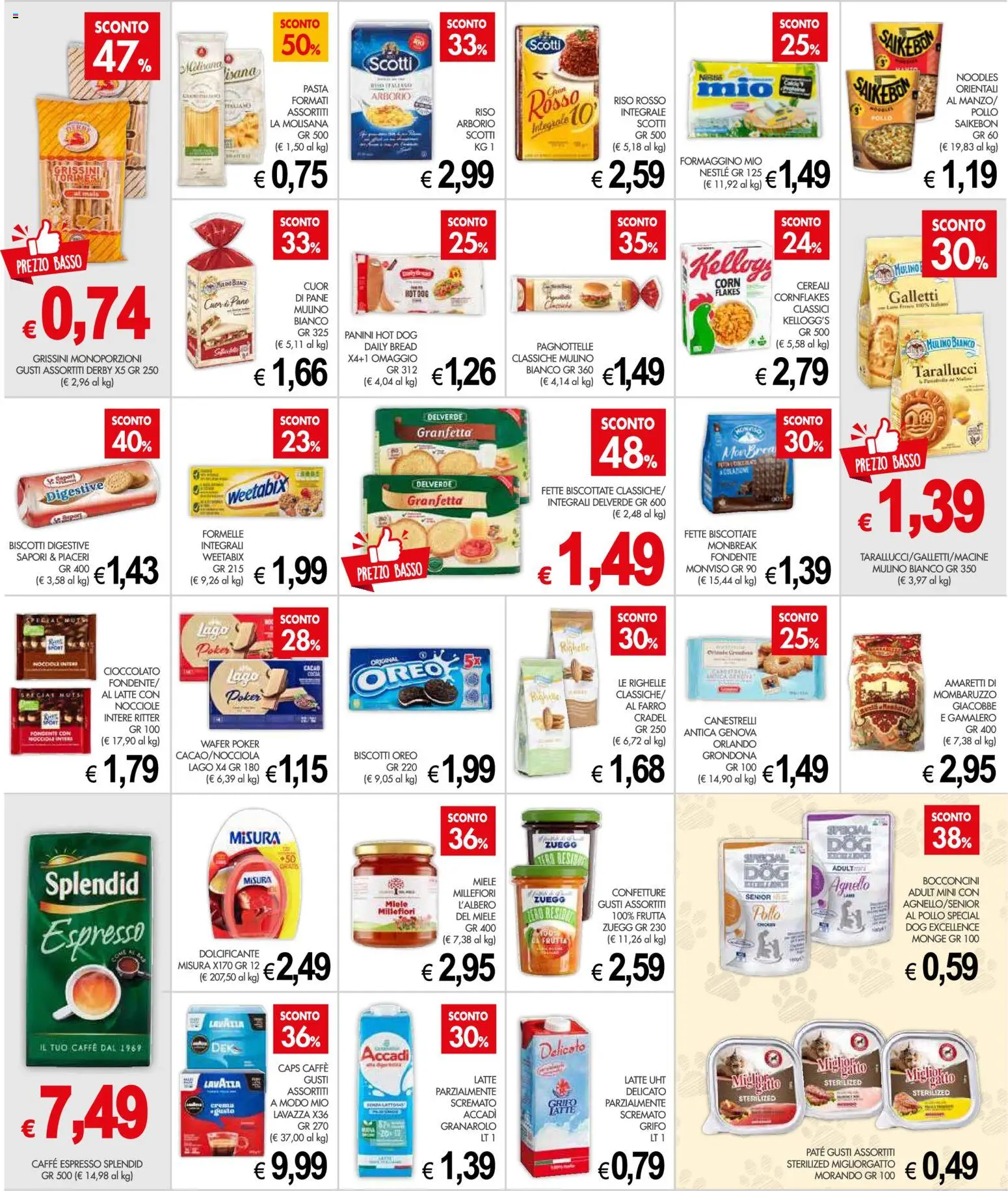 Volantino Presto Fresco del 13.04.2026 | Pagina: 7 | Prodotti: Pane, Cioccolato, Biscotti, Miele