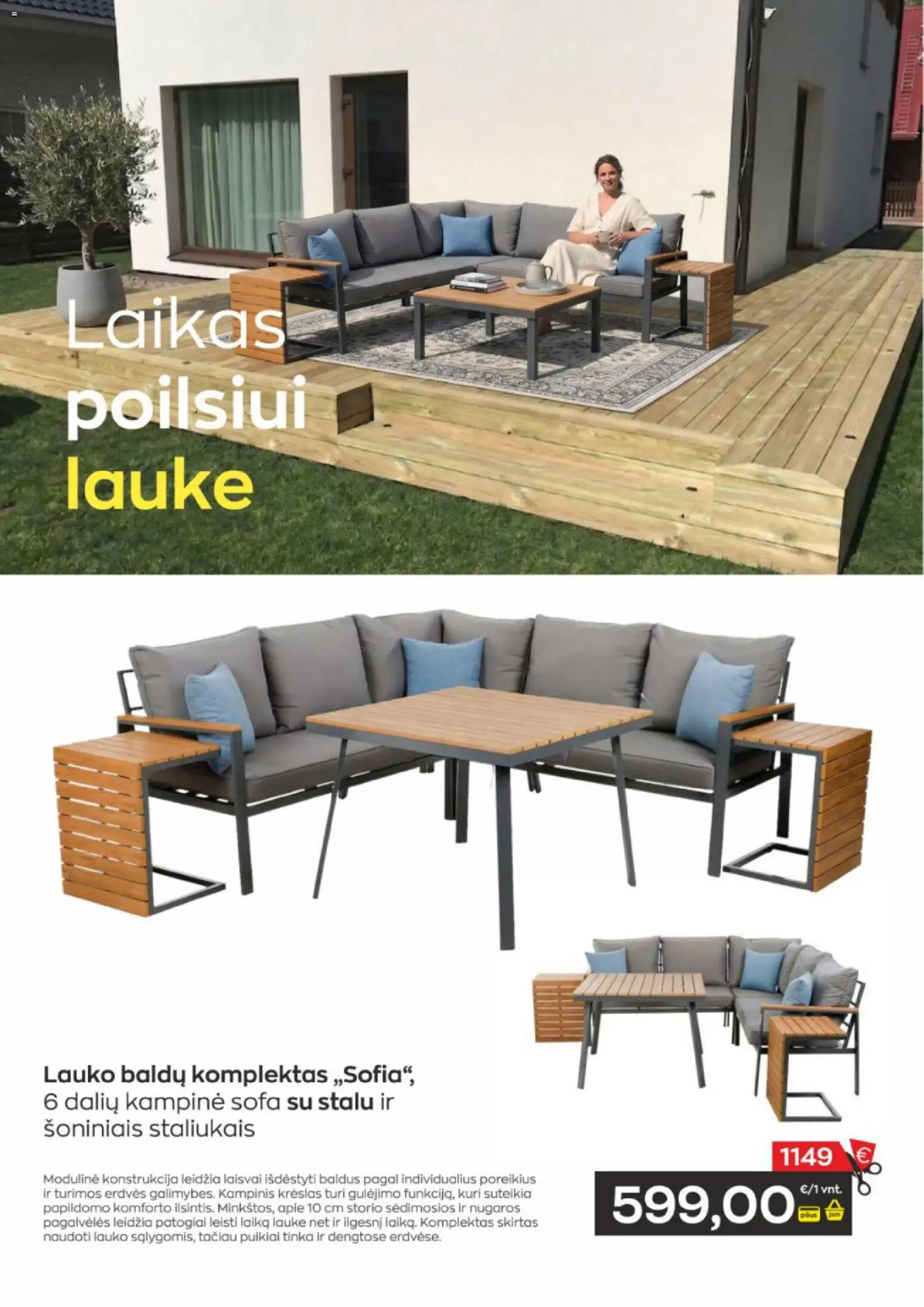 Jupoja akcijos nuo 01.06.2026 | Puslapis: 5 | Prekių: Sofa