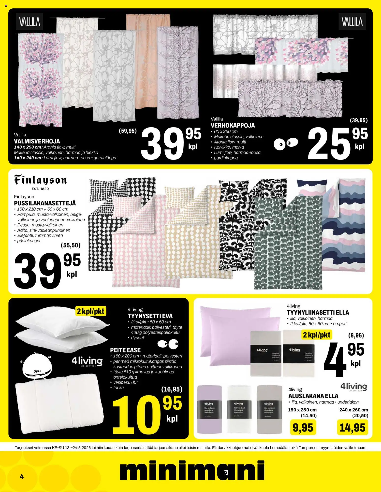 Minimani tarjoukset – voimassa 13.05.2026 alkaen | Sivu: 4