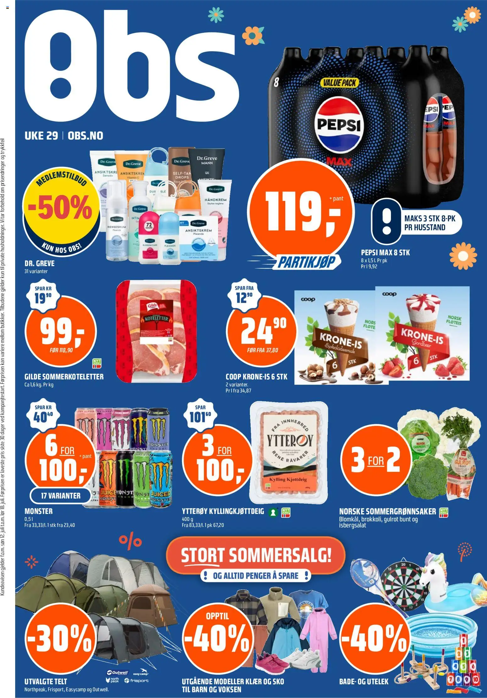 Coop Obs kundeavis (13/07/2026 - 19/07/2026) catalogue cover
