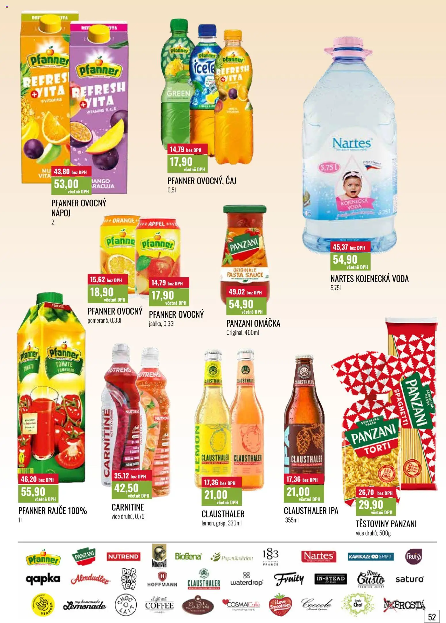 Ratio leták od 01.08.2026 | Strana: 53 | Produkty: Kojenecká voda, Voda, Těstoviny, Waterdrop