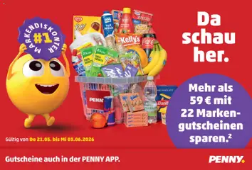 Penny Markt Gutscheine ab 21.05.2026 gültig