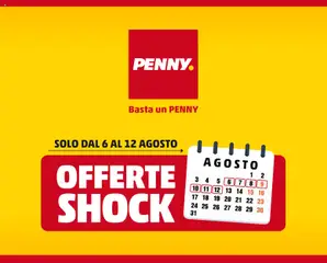 Anteprima del volantino PENNY volantino Offerte Shock valido a partire dal 06/08/2026