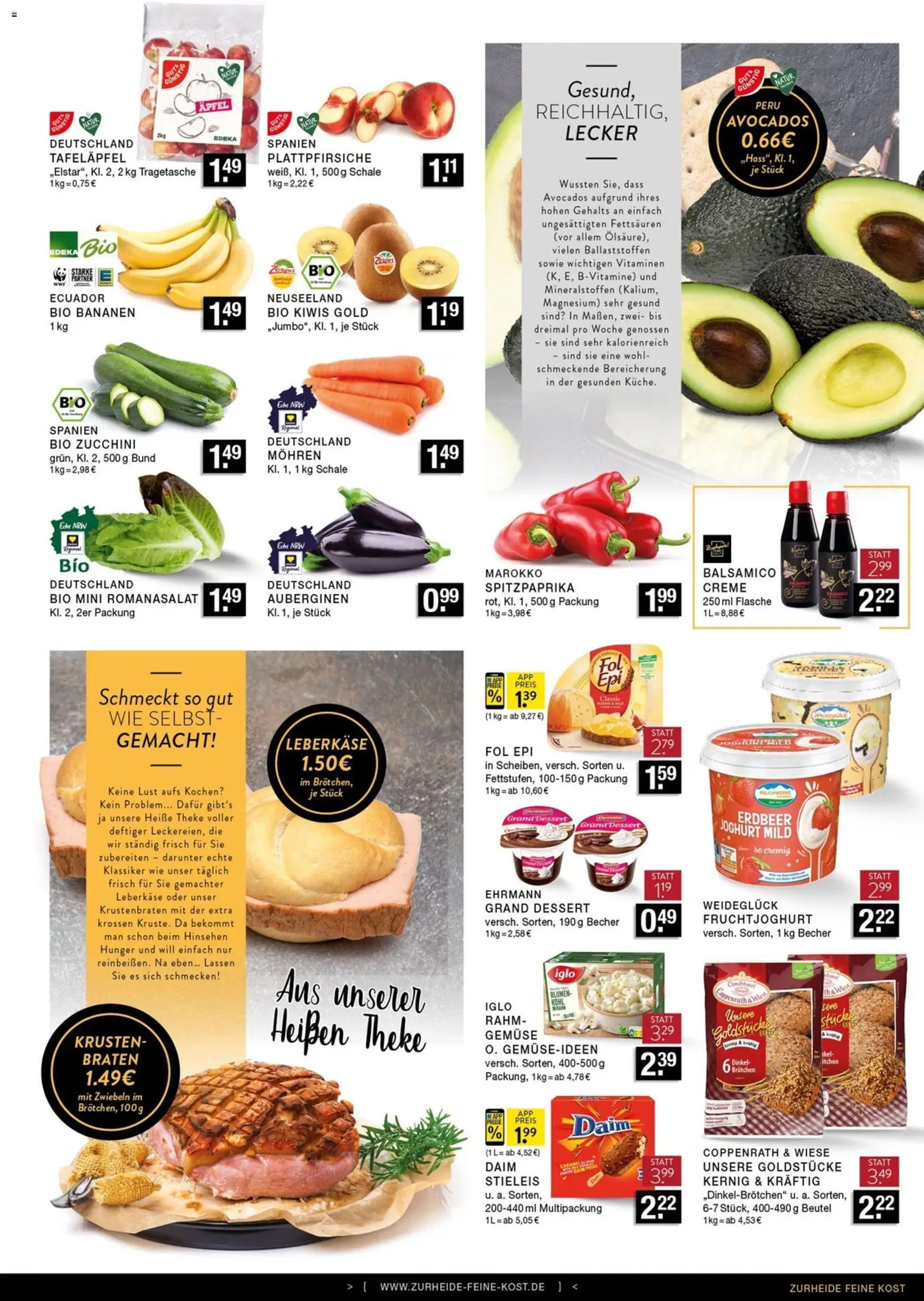 Edeka Zurheide Prospekt – gültig ab 29.06.2026 | Seite: 5 | Produkte: Balsamico, Blumen, Creme, Zucchini
