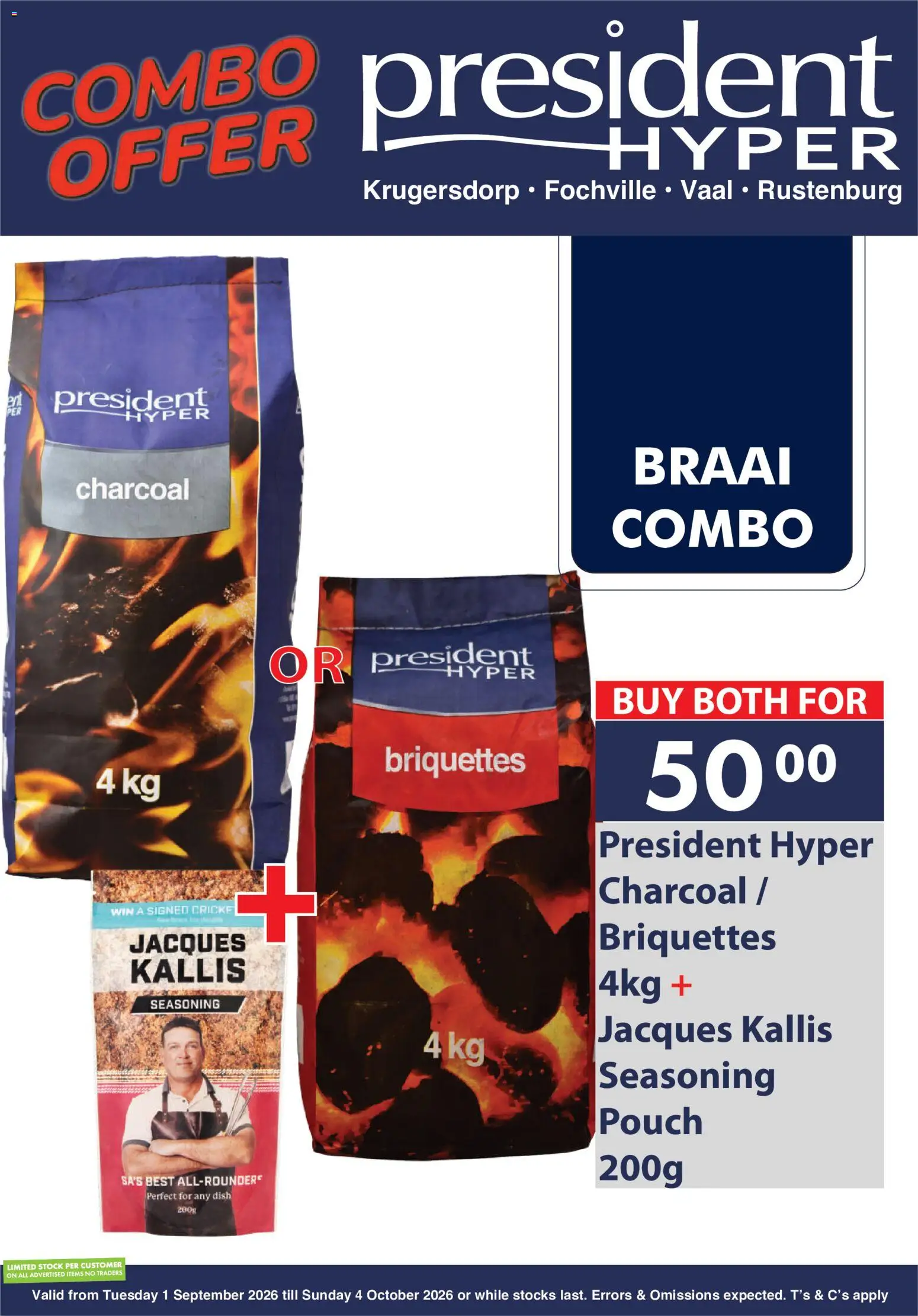 New President Hyper catalogue – valid from 01/09/2026 | Page: 2 | Products: Seasoning, Stock