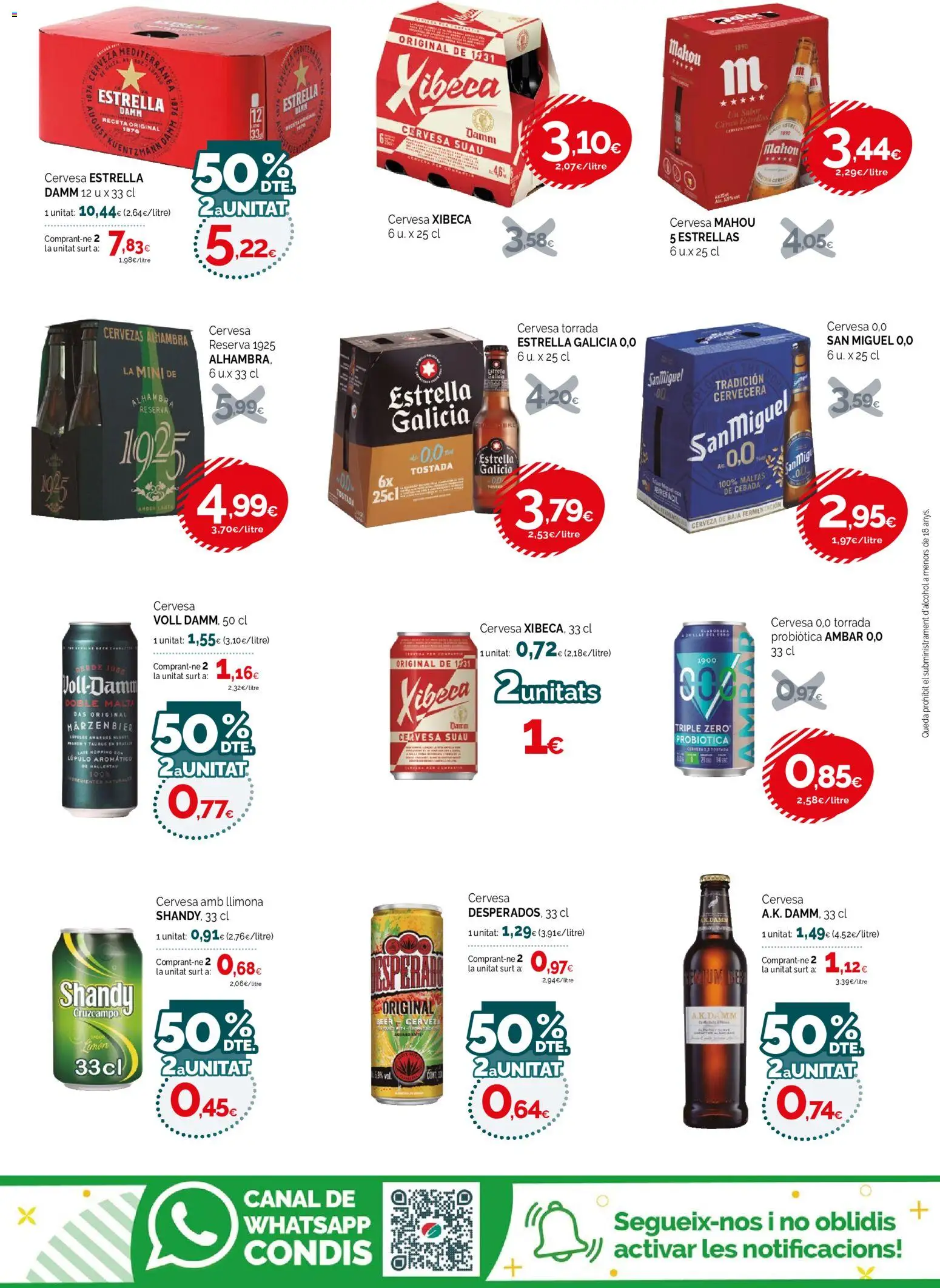 Condis folleto │ válido desde el 02/09/2026 | Página: 18 | Productos: Cerveza