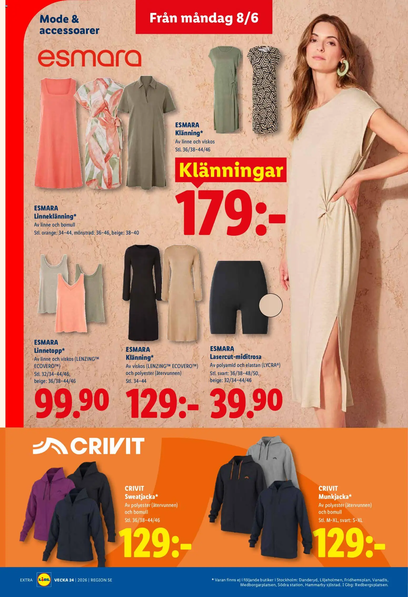 Lidl reklamblad aktuell från 08.06.2026 | Sida: 18 | Produkter: Linne