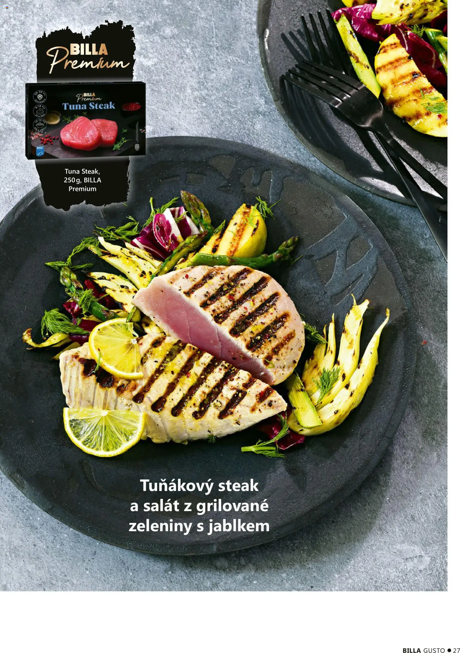 Billa leták - Gusto: Léto 2026 od 01.06.2026 | Strana: 27 | Produkty: Salát, Steak
