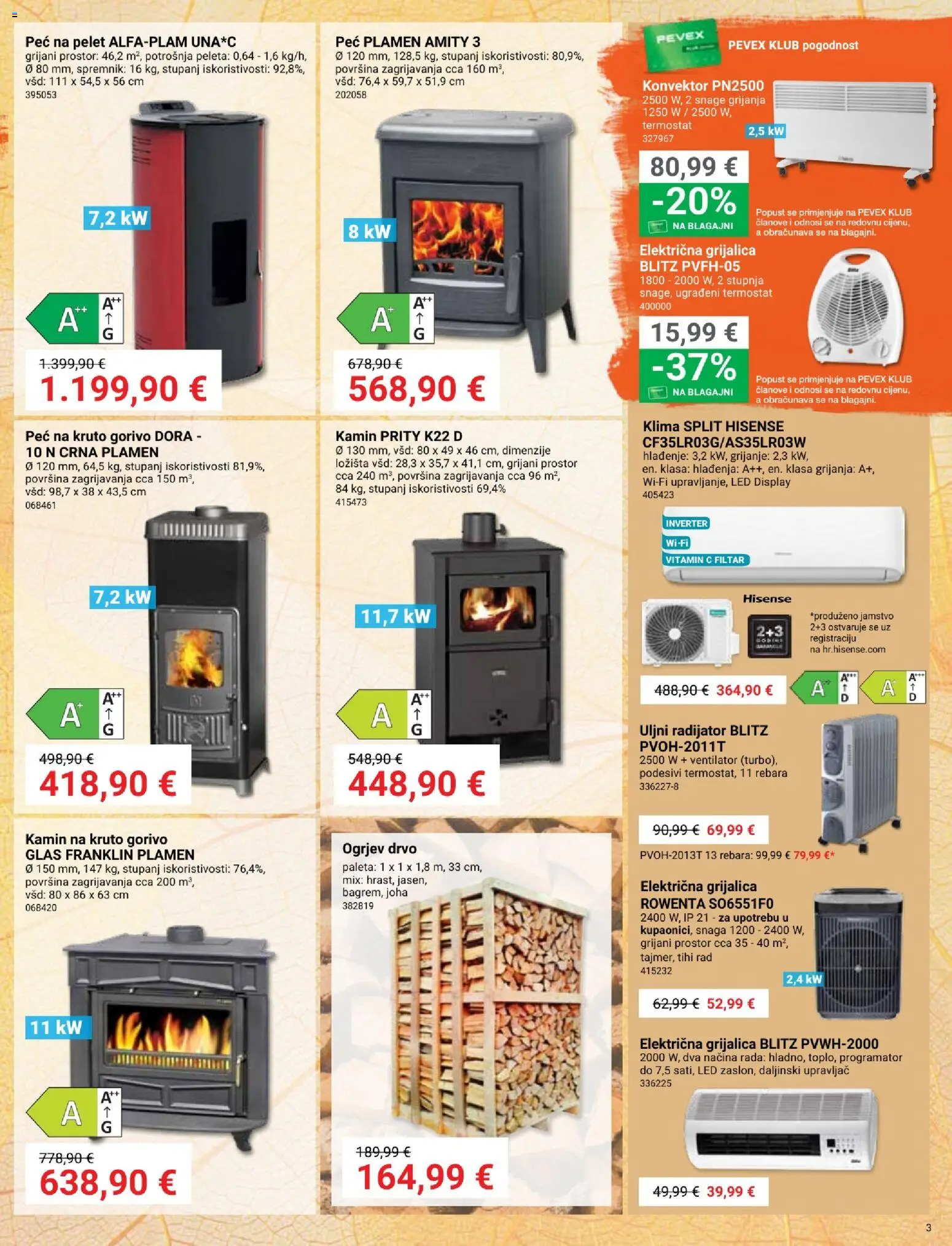 Pevex katalog | vrijedi od 22.10.2026 | Stranica: 3