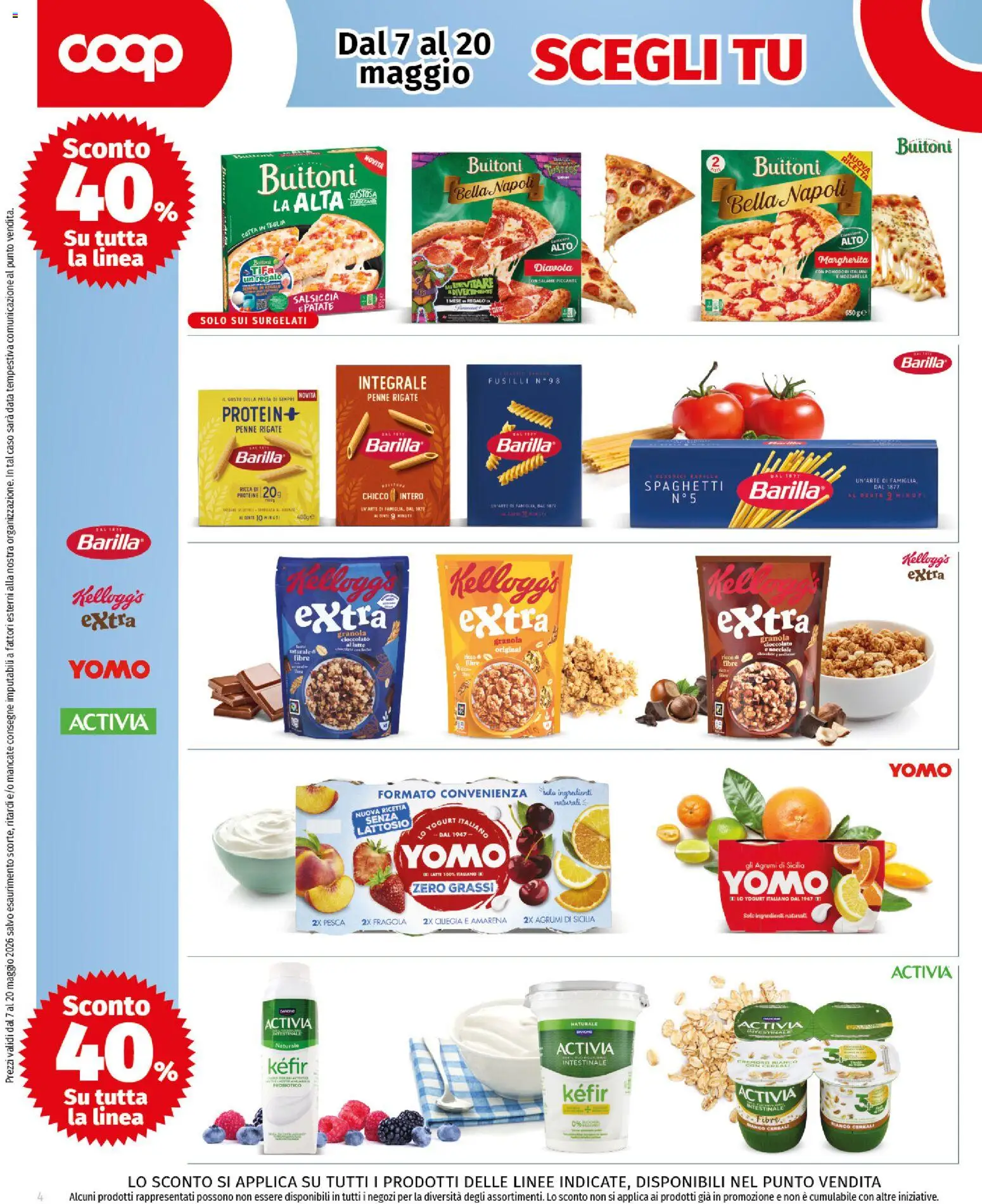 Volantino COOP del 07.05.2026 | Pagina: 4 | Prodotti: Salame, Pomodori, Nocciole, Fusilli