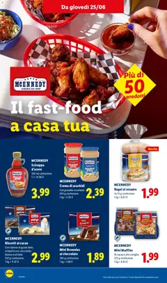 Anteprima del volantino Mini Brownies al cioccolato, 240 g confezione valido a partire dal 25/06/2026 | Pagina: 18