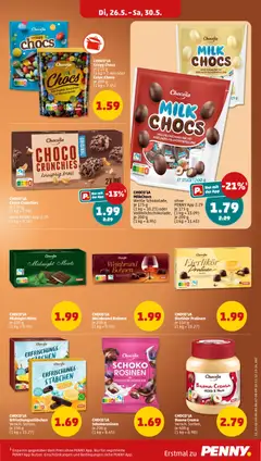 Penny Prospekt ab 26.05.2026 gültig | Seite: 17 | Produkte: Schokolade, Rosinen