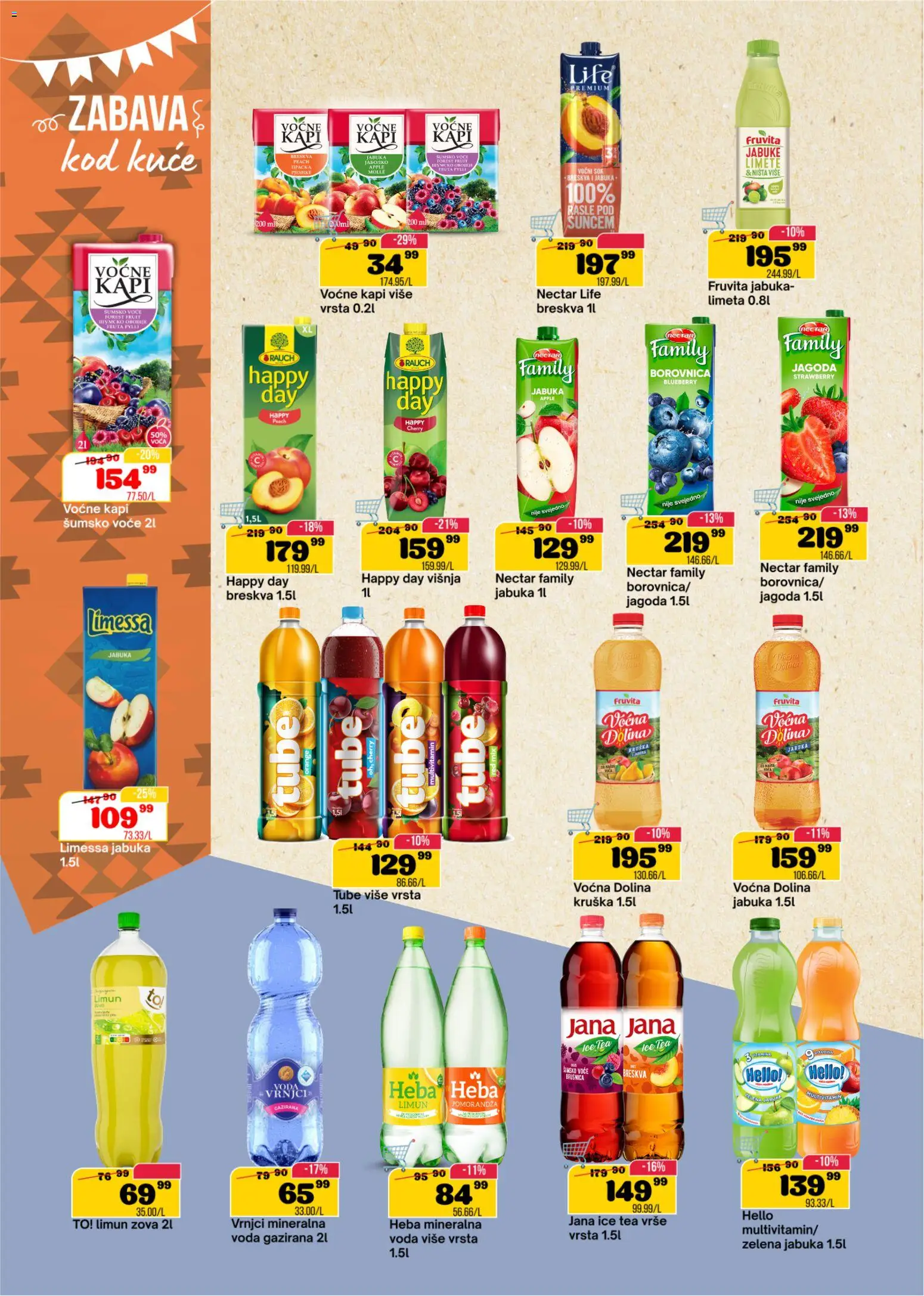 Senta Promet katalog - važi od 12.08.2026 | Strana: 12 | Proizvode: Jagoda, Multivitamin, Voda, Sok
