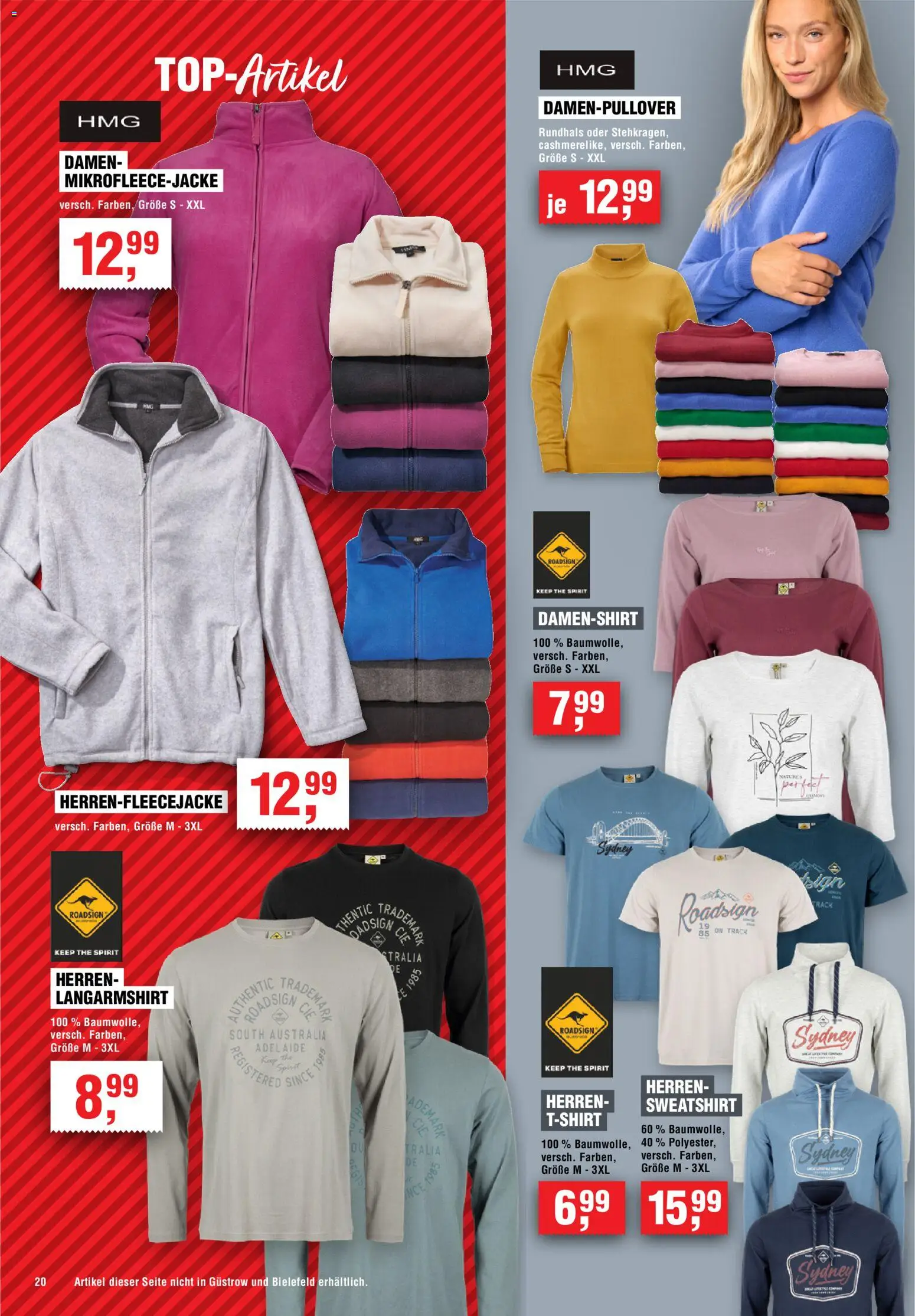 Handelshof Prospekt – gültig ab 29.10.2026 | Seite: 20 | Produkte: Sweatshirt, Langarmshirt