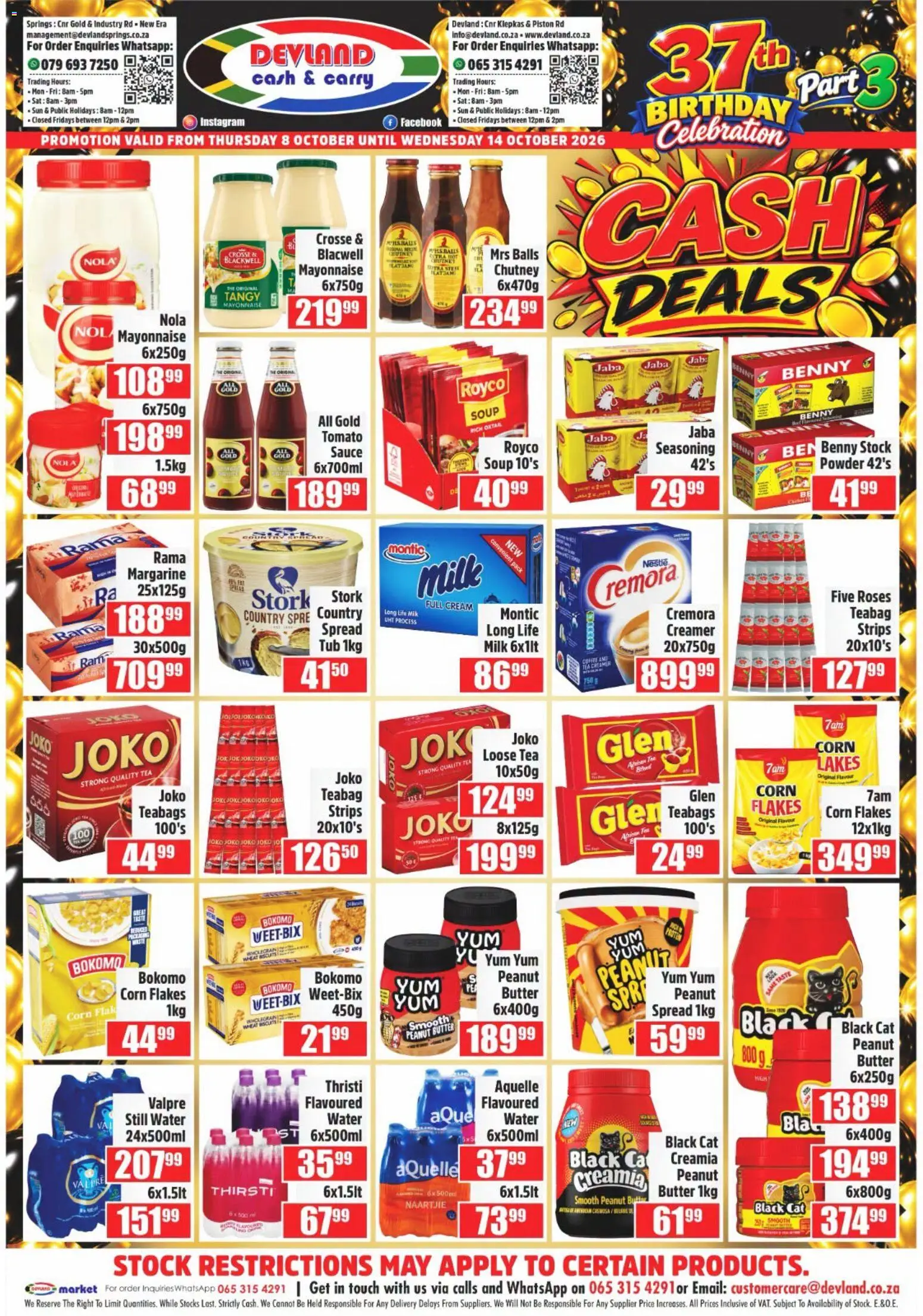 New Devland catalogue – valid from 08/10/2026 | Page: 2 | Products: Milk, Butter, Creamer, Seasoning