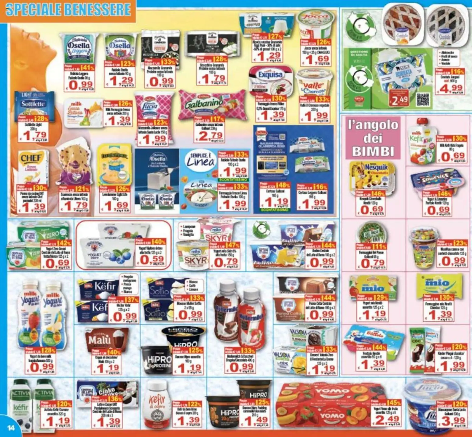 Volantino CTS del 20.05.2026 | Pagina: 14 | Prodotti: Yogurt, Latte, Formaggio, Cocco